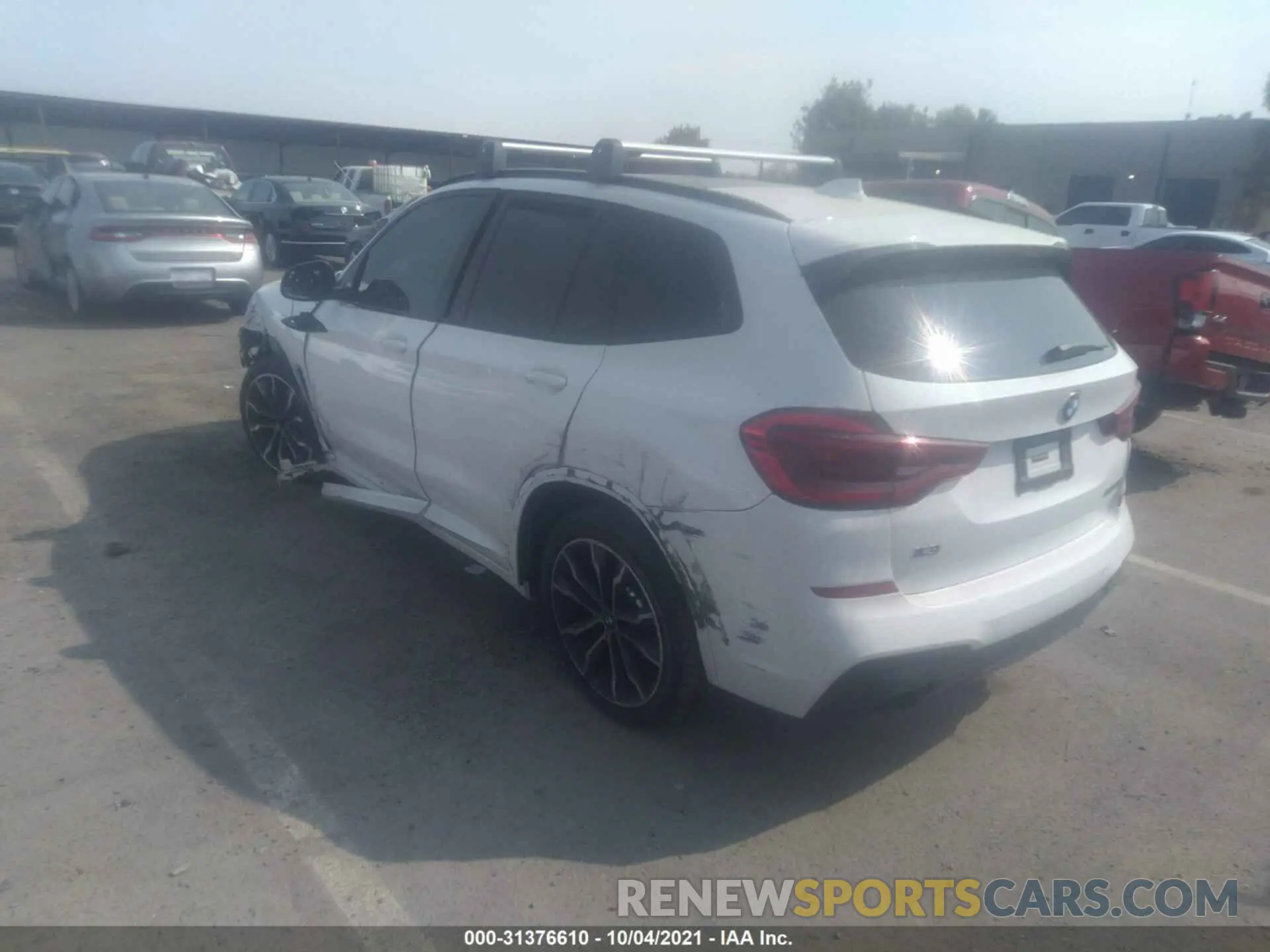 3 fotografías del automóvil dañado 5UXTY9C02L9B46519 BMW X3 2020