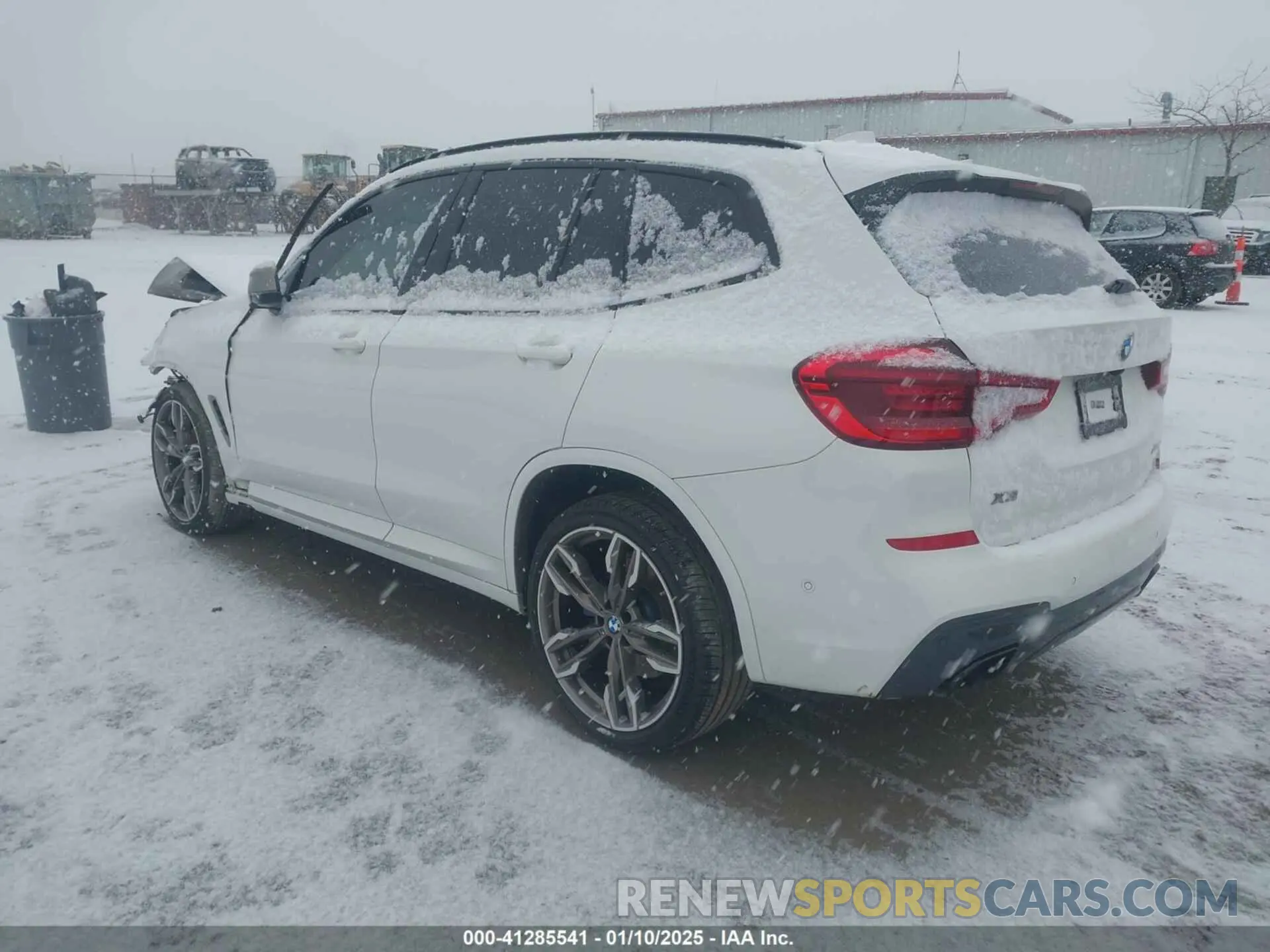 3 fotografías del automóvil dañado 5UXTY9C02L9C16309 BMW X3 2020