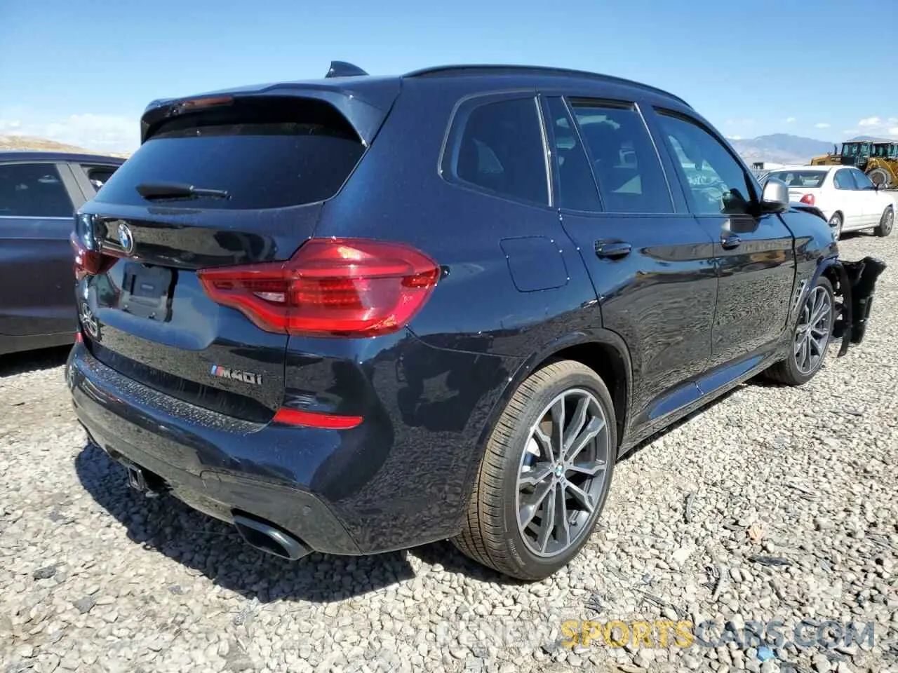 4 fotografías del automóvil dañado 5UXTY9C03L9B88469 BMW X3 2020