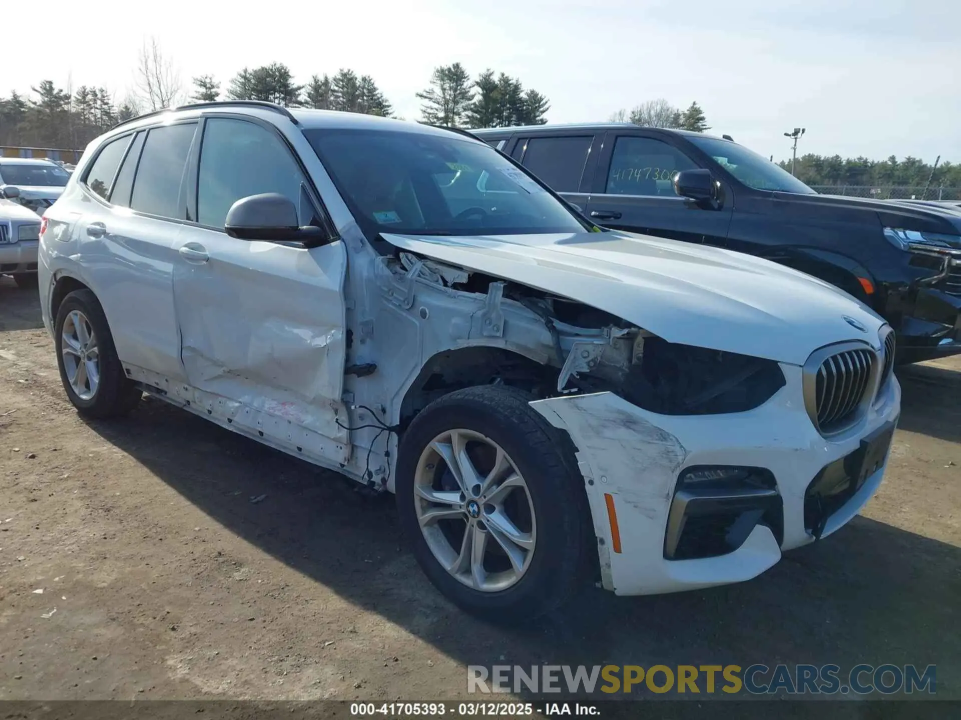 1 fotografías del automóvil dañado 5UXTY9C04L9B25297 BMW X3 2020