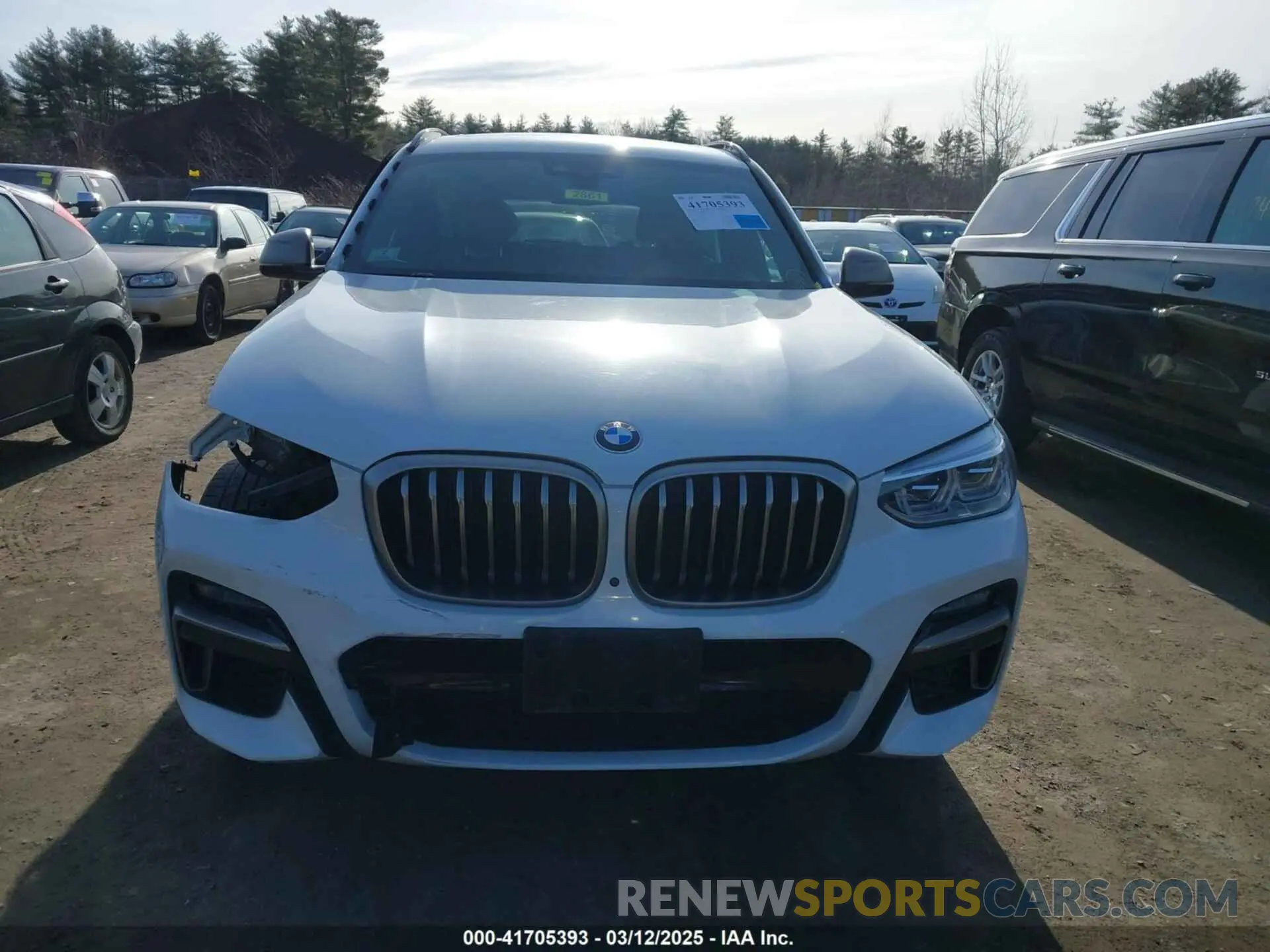 13 fotografías del automóvil dañado 5UXTY9C04L9B25297 BMW X3 2020