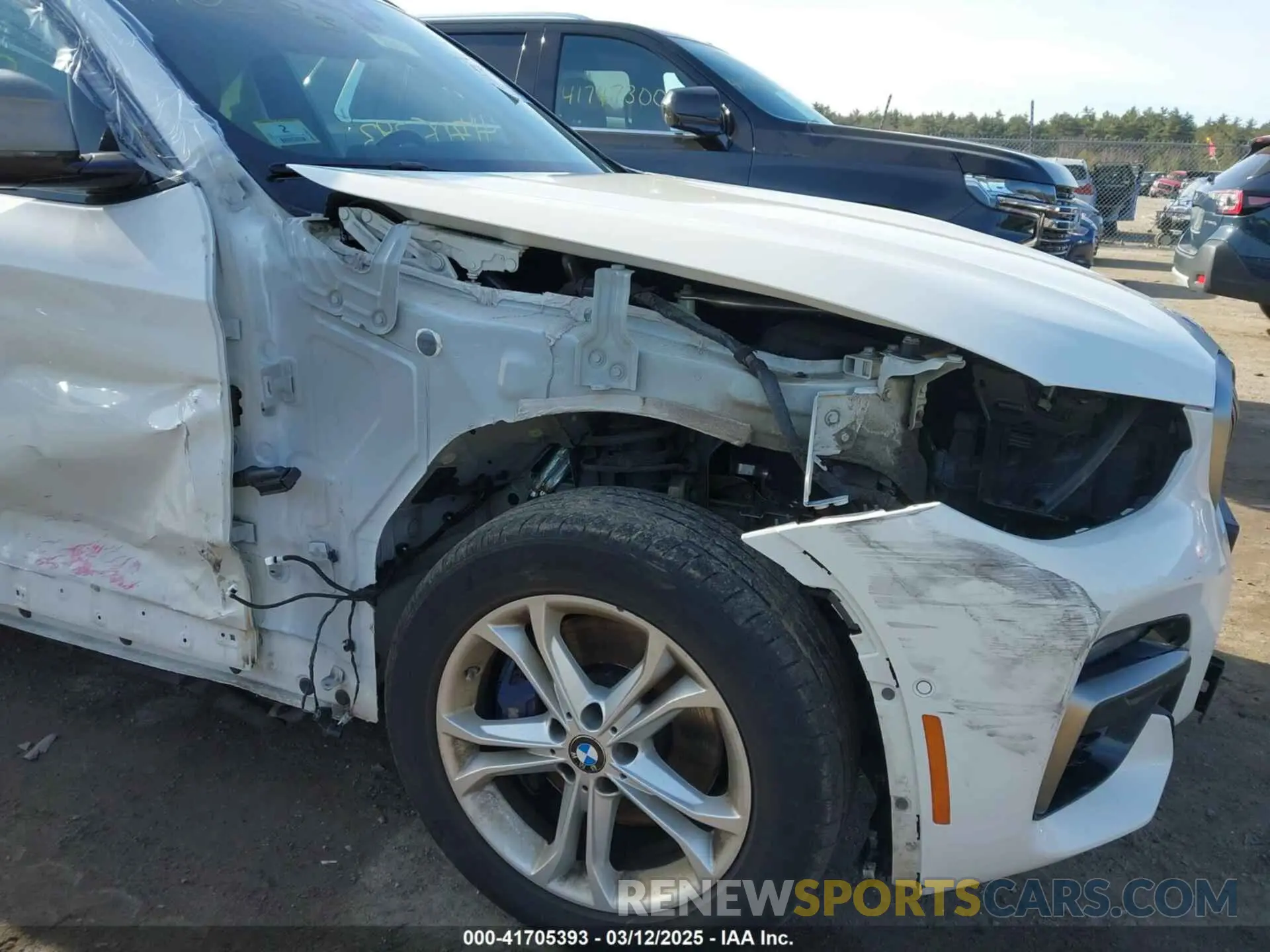 6 fotografías del automóvil dañado 5UXTY9C04L9B25297 BMW X3 2020