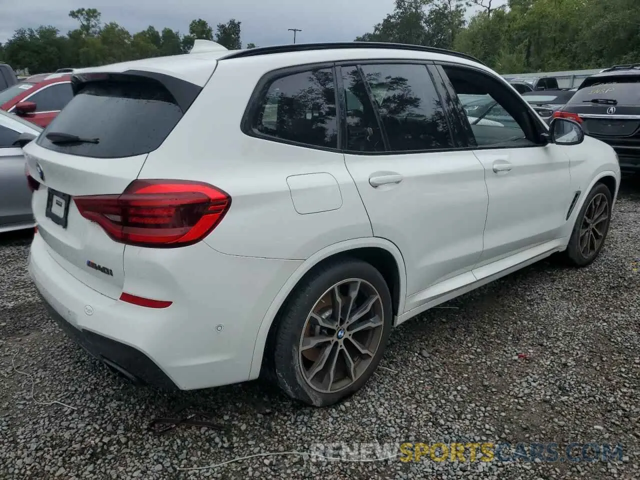 3 fotografías del automóvil dañado 5UXTY9C04L9D22521 BMW X3 2020