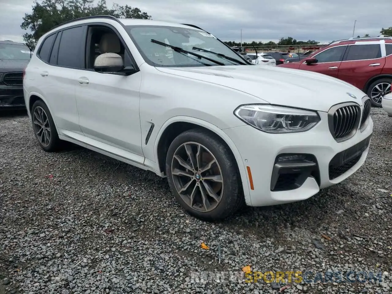 4 fotografías del automóvil dañado 5UXTY9C04L9D22521 BMW X3 2020