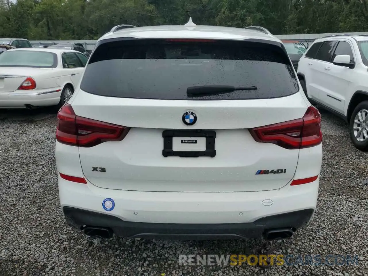 6 fotografías del automóvil dañado 5UXTY9C04L9D22521 BMW X3 2020