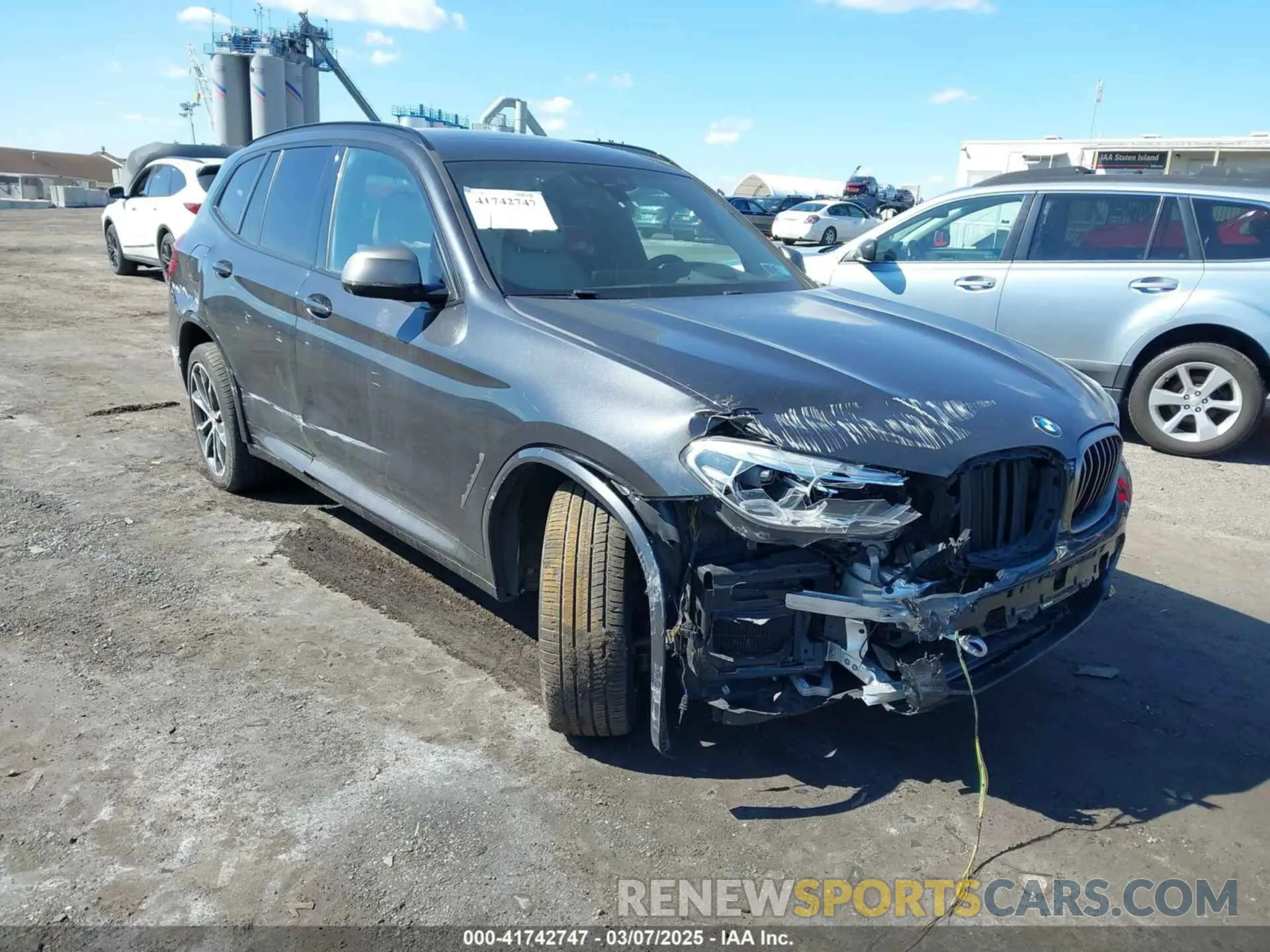 1 fotografías del automóvil dañado 5UXTY9C05LLE59910 BMW X3 2020