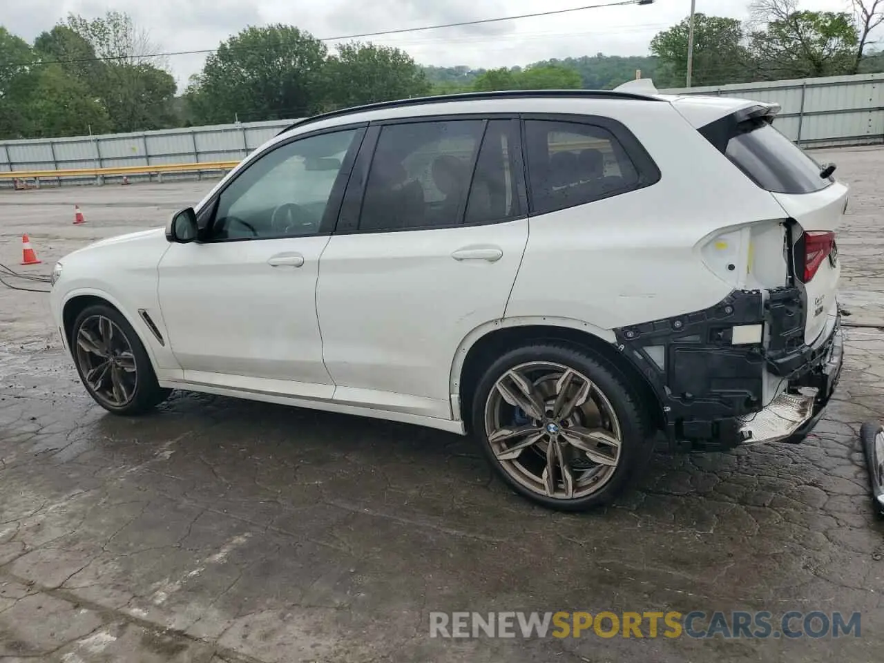 2 fotografías del automóvil dañado 5UXTY9C06L9C87528 BMW X3 2020