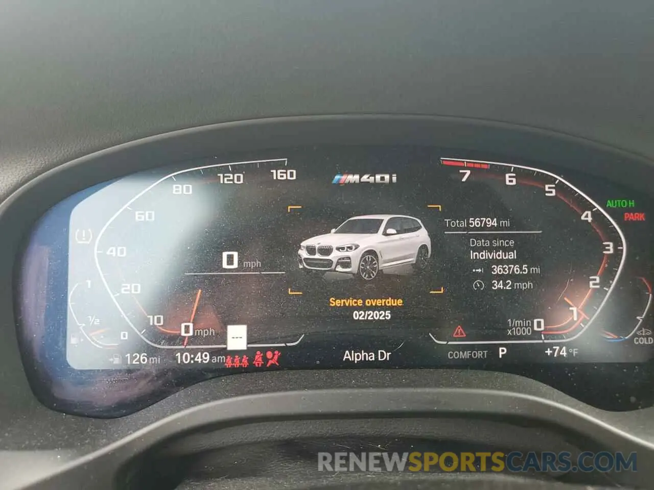 9 fotografías del automóvil dañado 5UXTY9C06L9C87528 BMW X3 2020