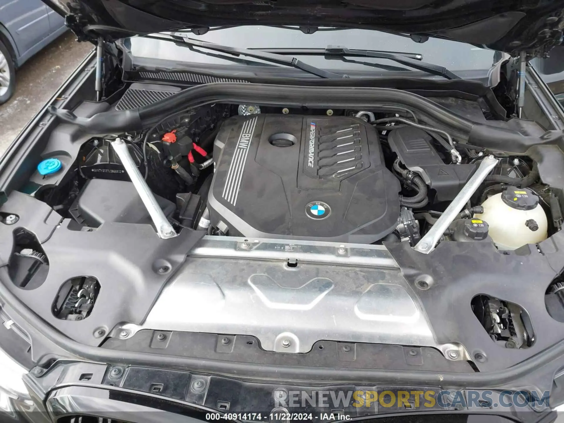 10 fotografías del automóvil dañado 5UXTY9C07L9B66832 BMW X3 2020