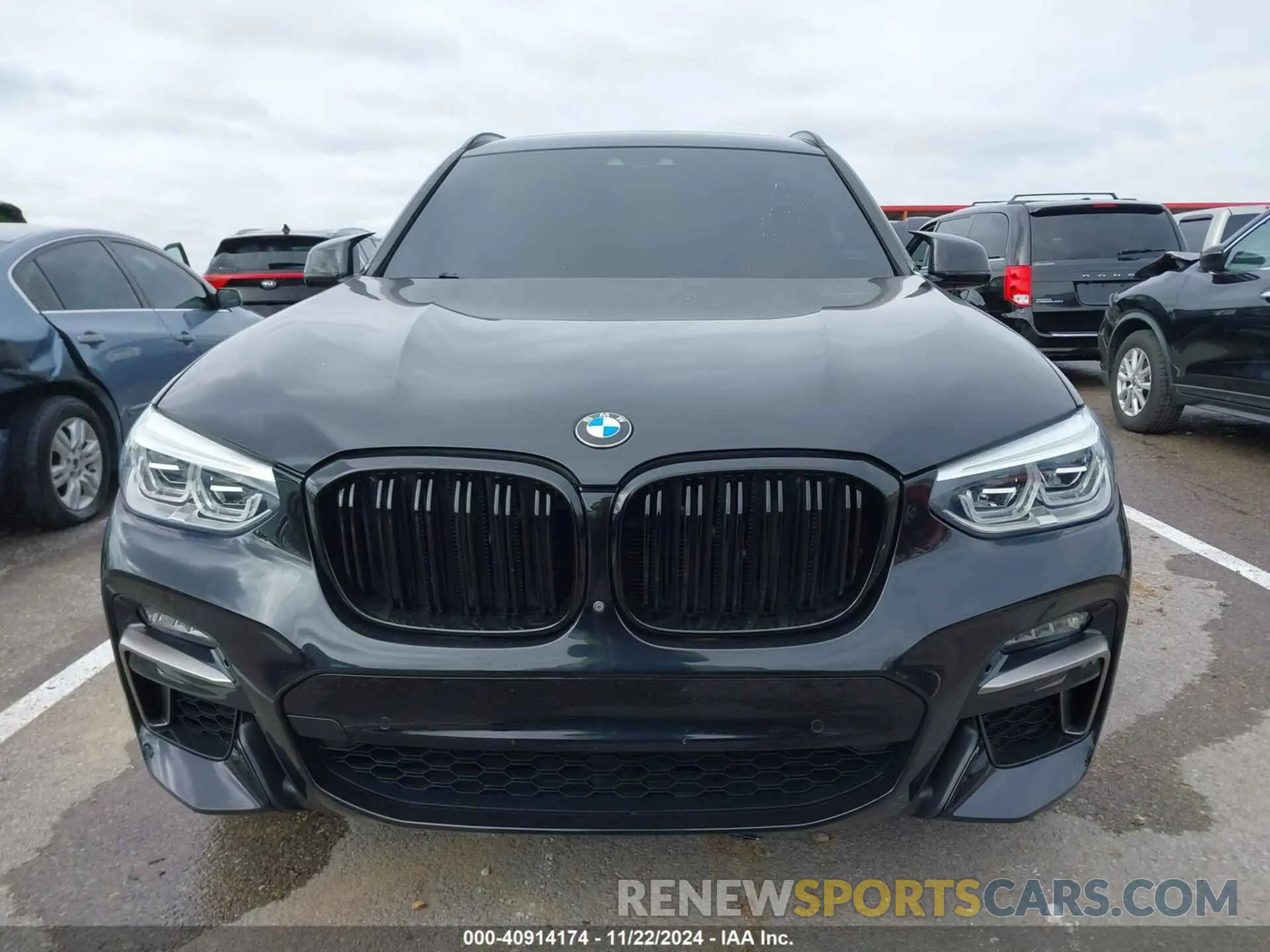 12 fotografías del automóvil dañado 5UXTY9C07L9B66832 BMW X3 2020
