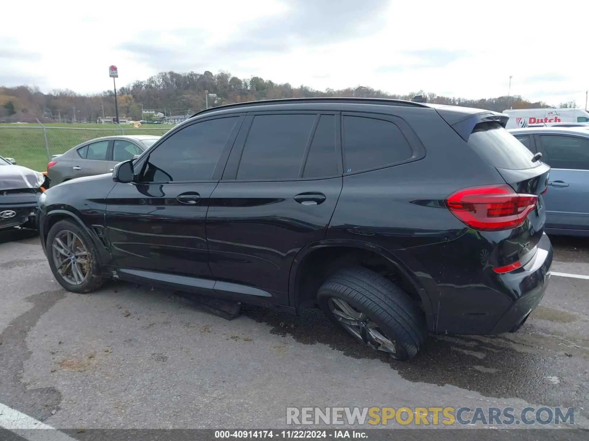 14 fotografías del automóvil dañado 5UXTY9C07L9B66832 BMW X3 2020