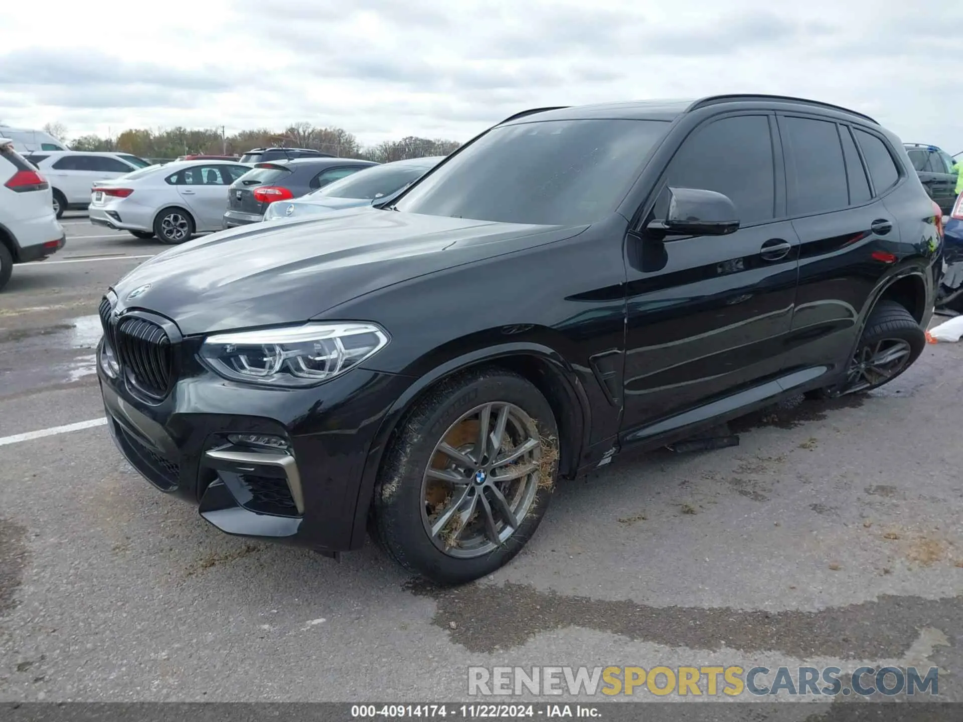 2 fotografías del automóvil dañado 5UXTY9C07L9B66832 BMW X3 2020