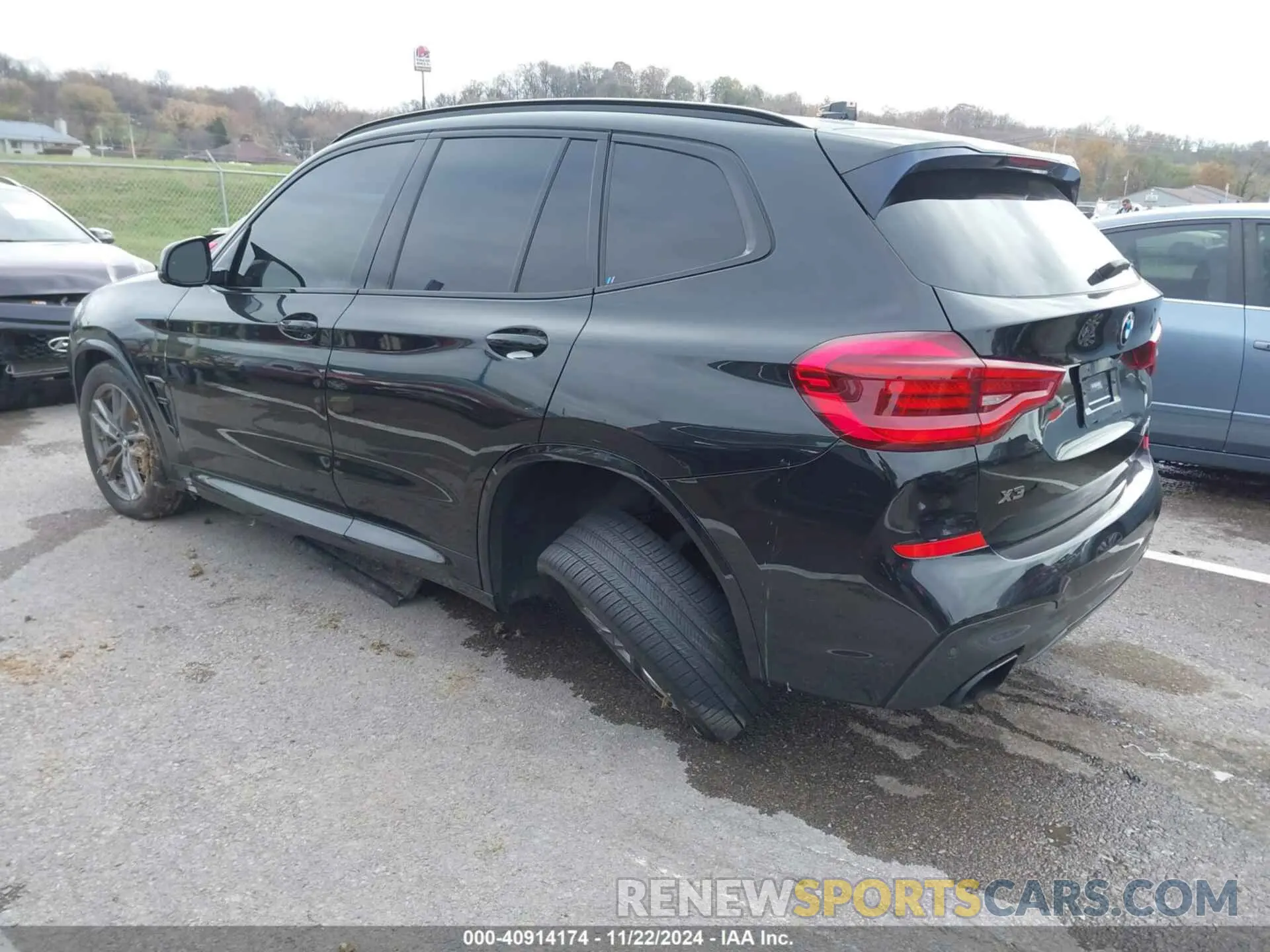 3 fotografías del automóvil dañado 5UXTY9C07L9B66832 BMW X3 2020