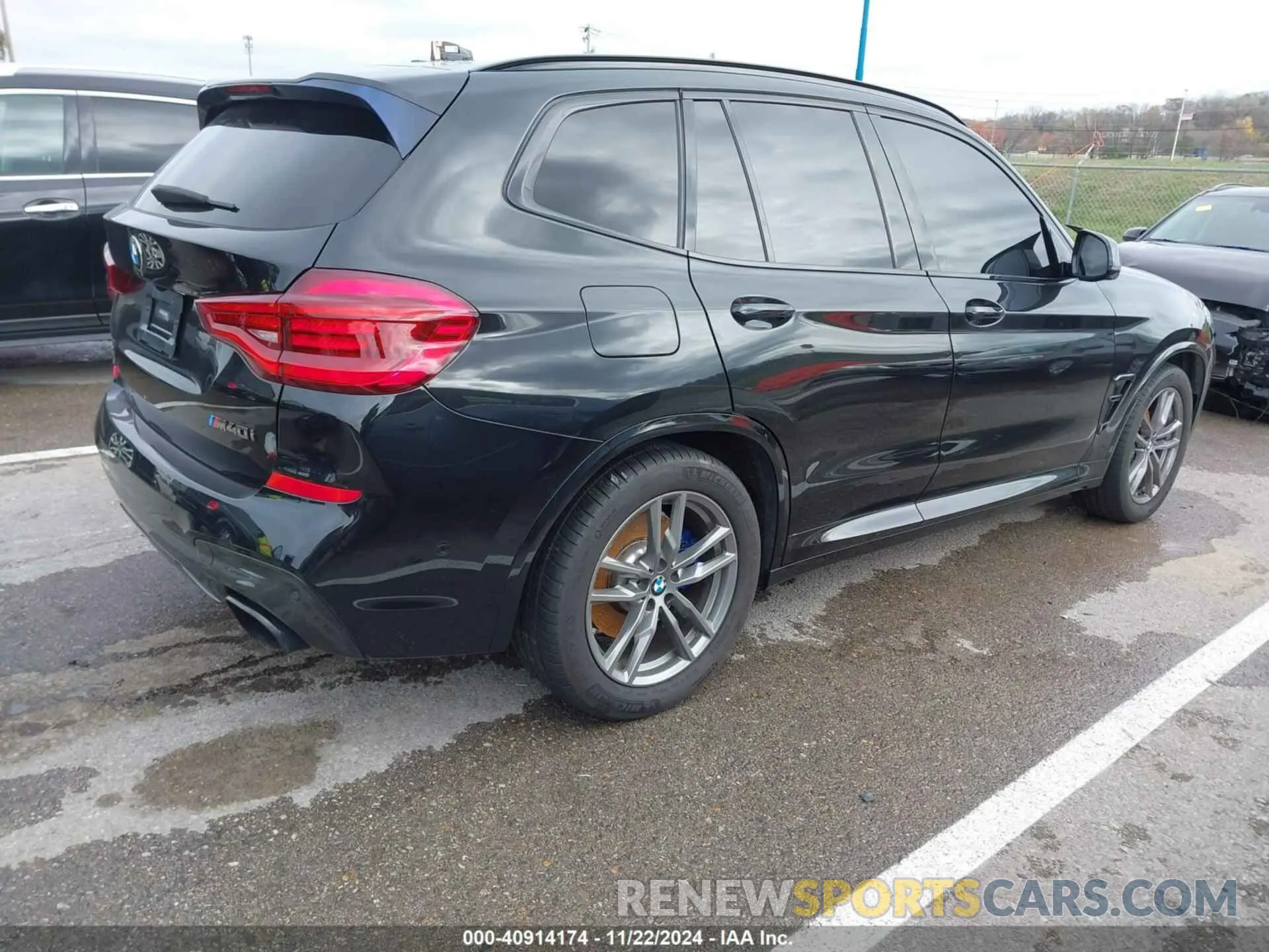 4 fotografías del automóvil dañado 5UXTY9C07L9B66832 BMW X3 2020
