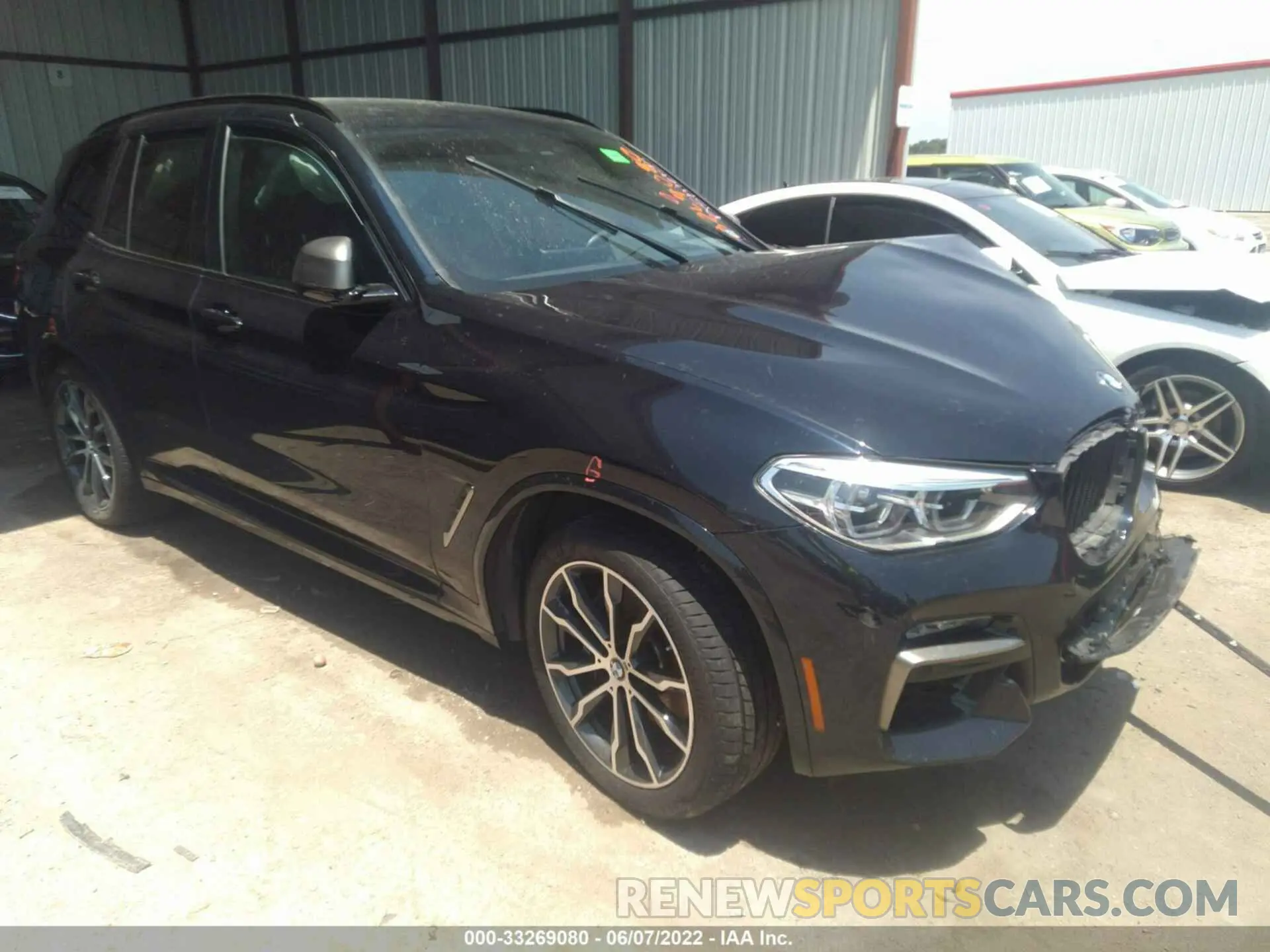 1 fotografías del automóvil dañado 5UXTY9C07L9C84606 BMW X3 2020