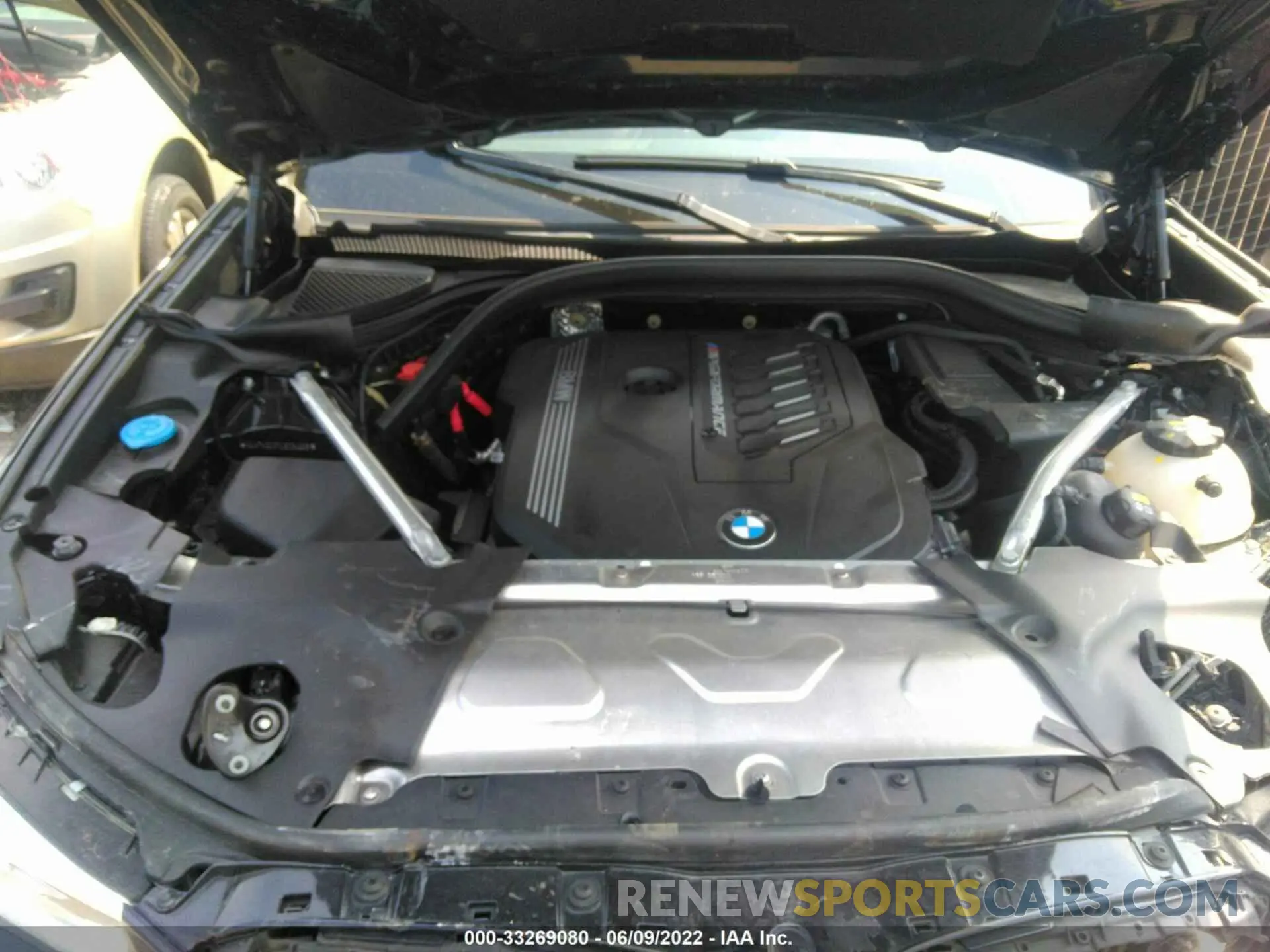 10 fotografías del automóvil dañado 5UXTY9C07L9C84606 BMW X3 2020