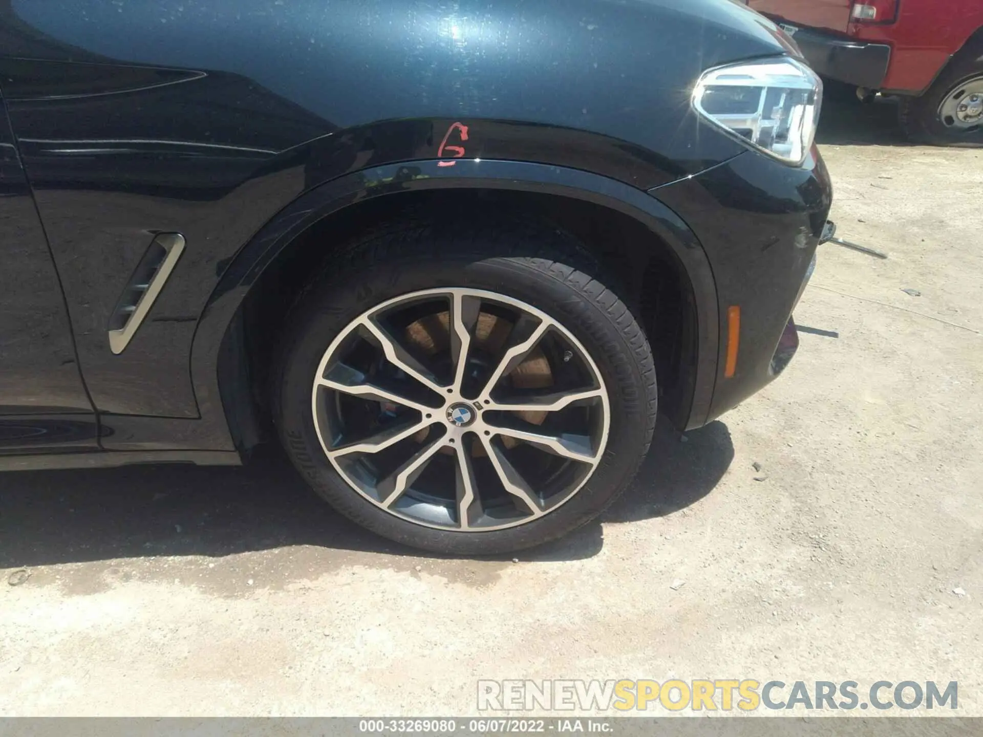 14 fotografías del automóvil dañado 5UXTY9C07L9C84606 BMW X3 2020