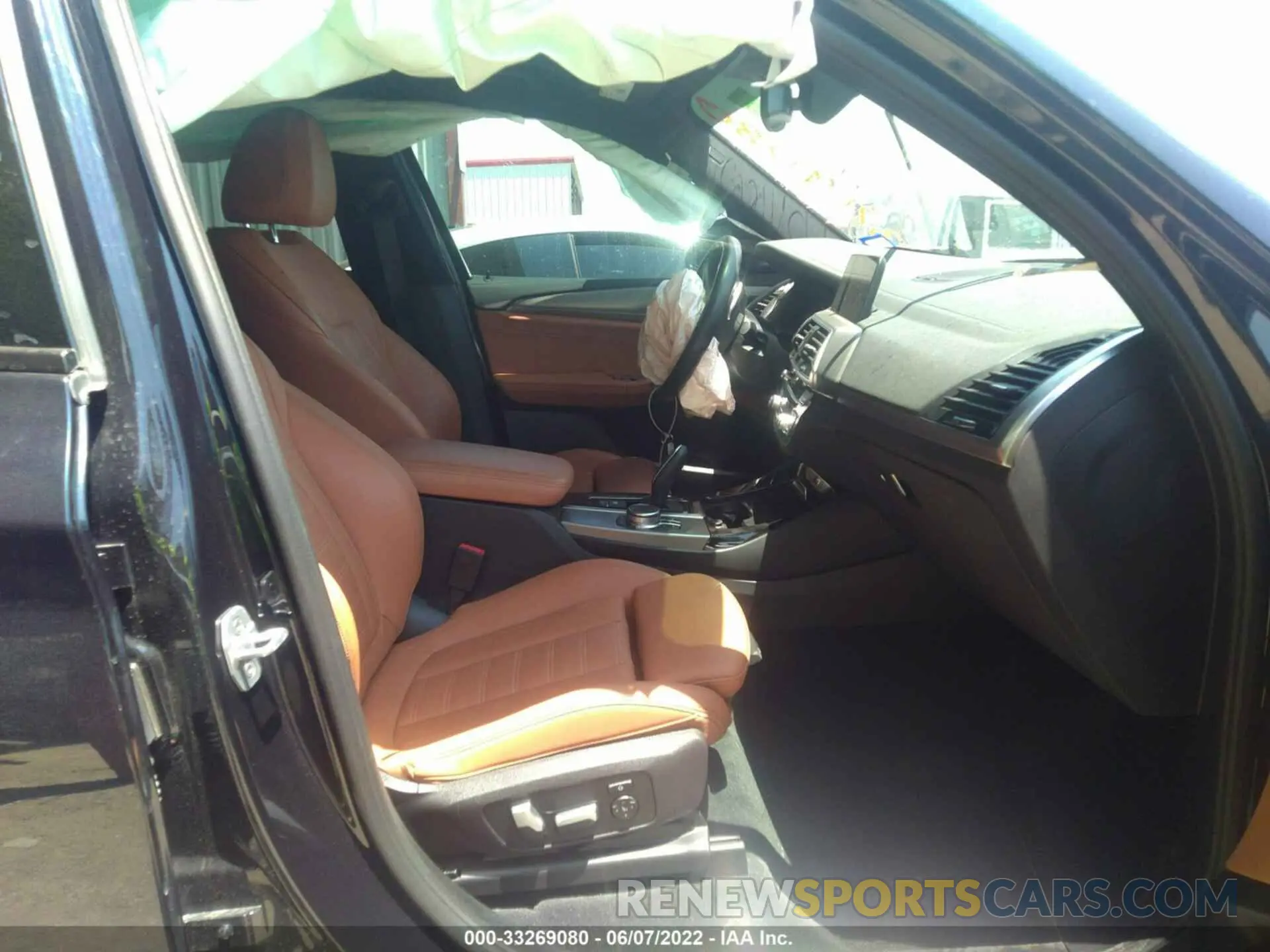 5 fotografías del automóvil dañado 5UXTY9C07L9C84606 BMW X3 2020