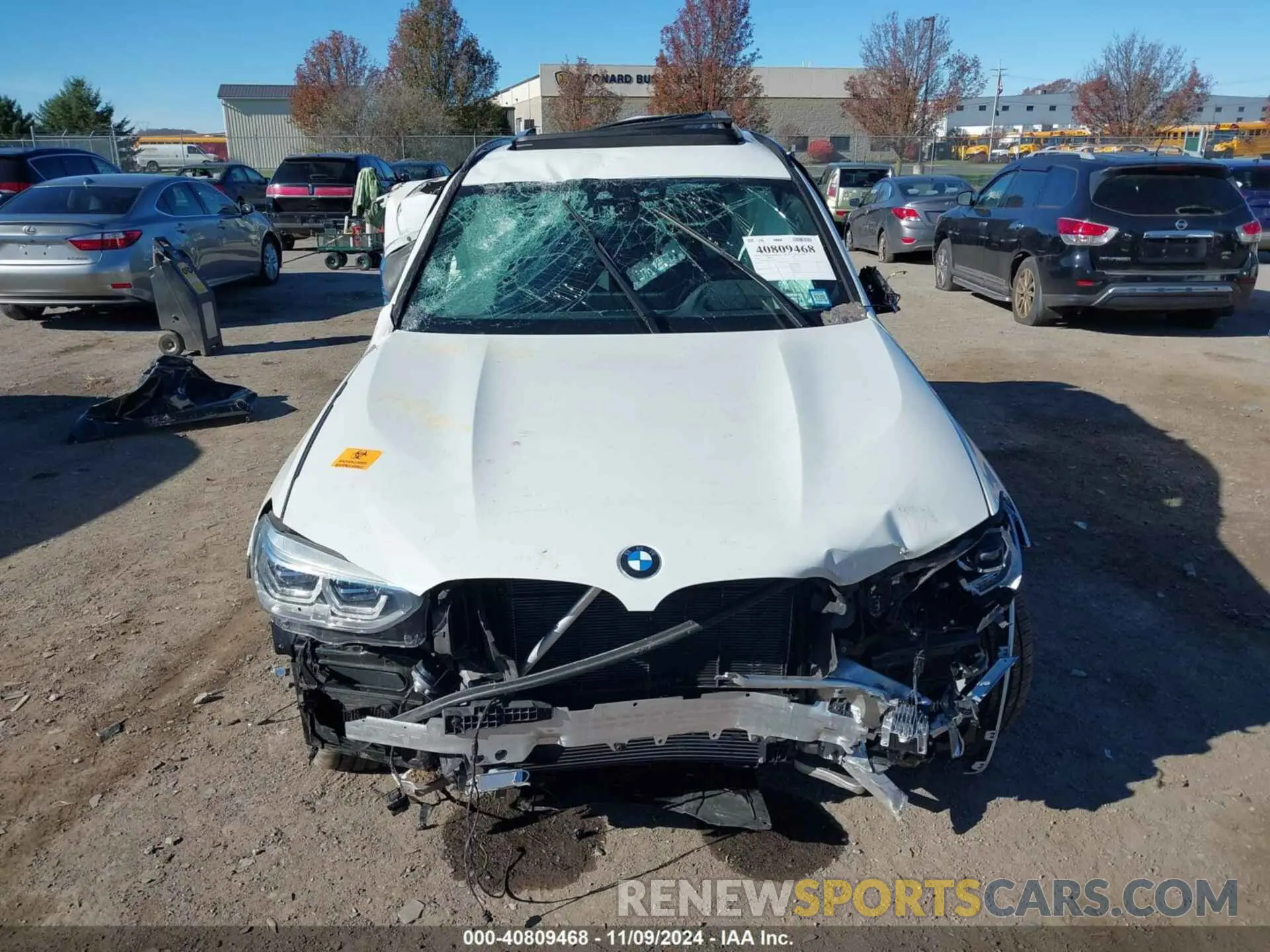 11 fotografías del automóvil dañado 5UXTY9C07LL304627 BMW X3 2020