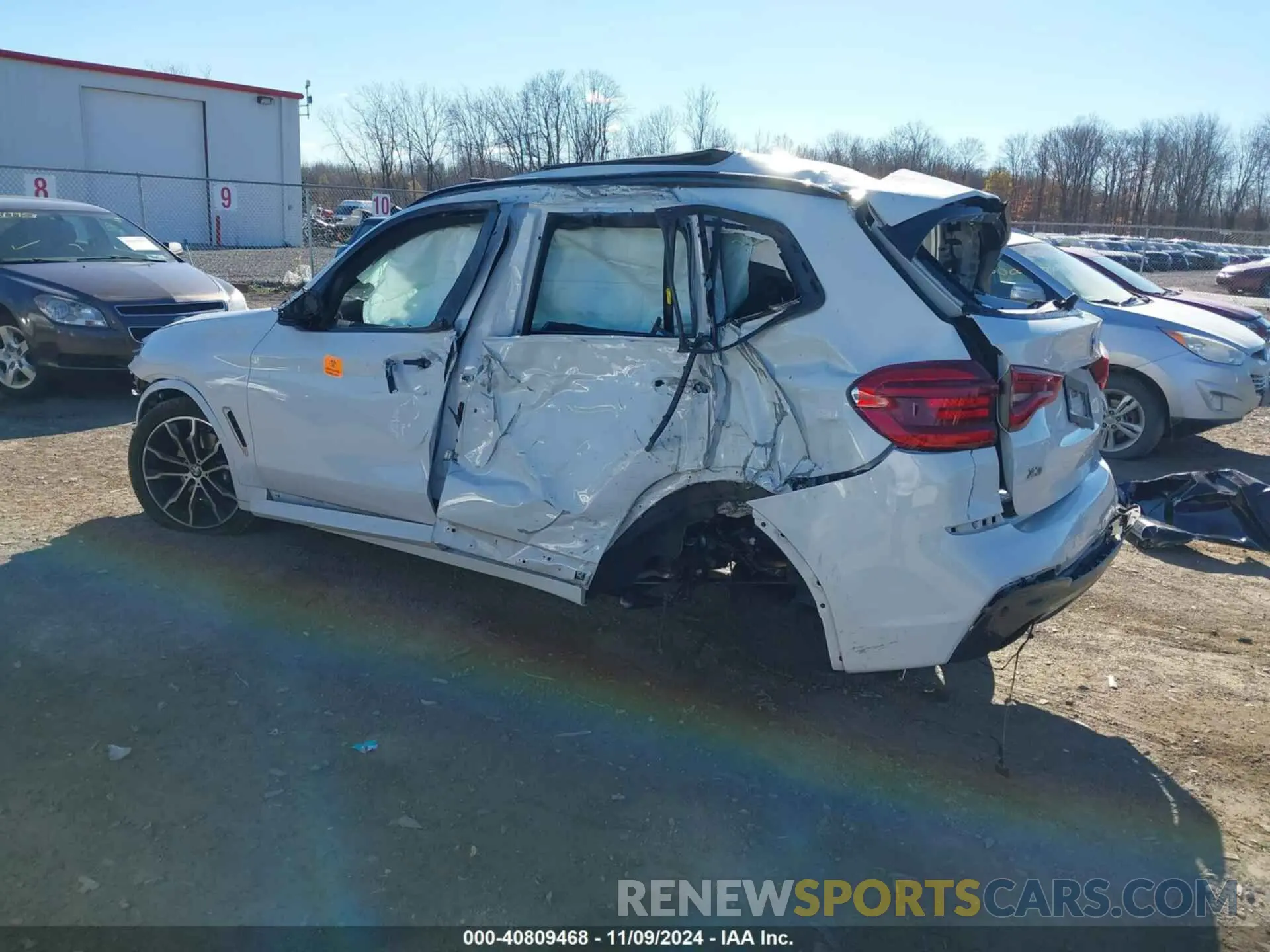 3 fotografías del automóvil dañado 5UXTY9C07LL304627 BMW X3 2020