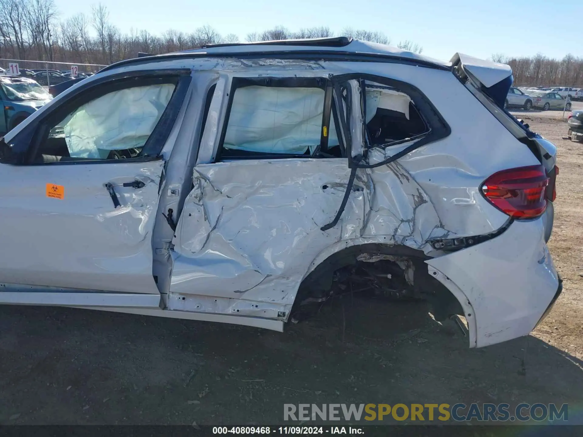 6 fotografías del automóvil dañado 5UXTY9C07LL304627 BMW X3 2020