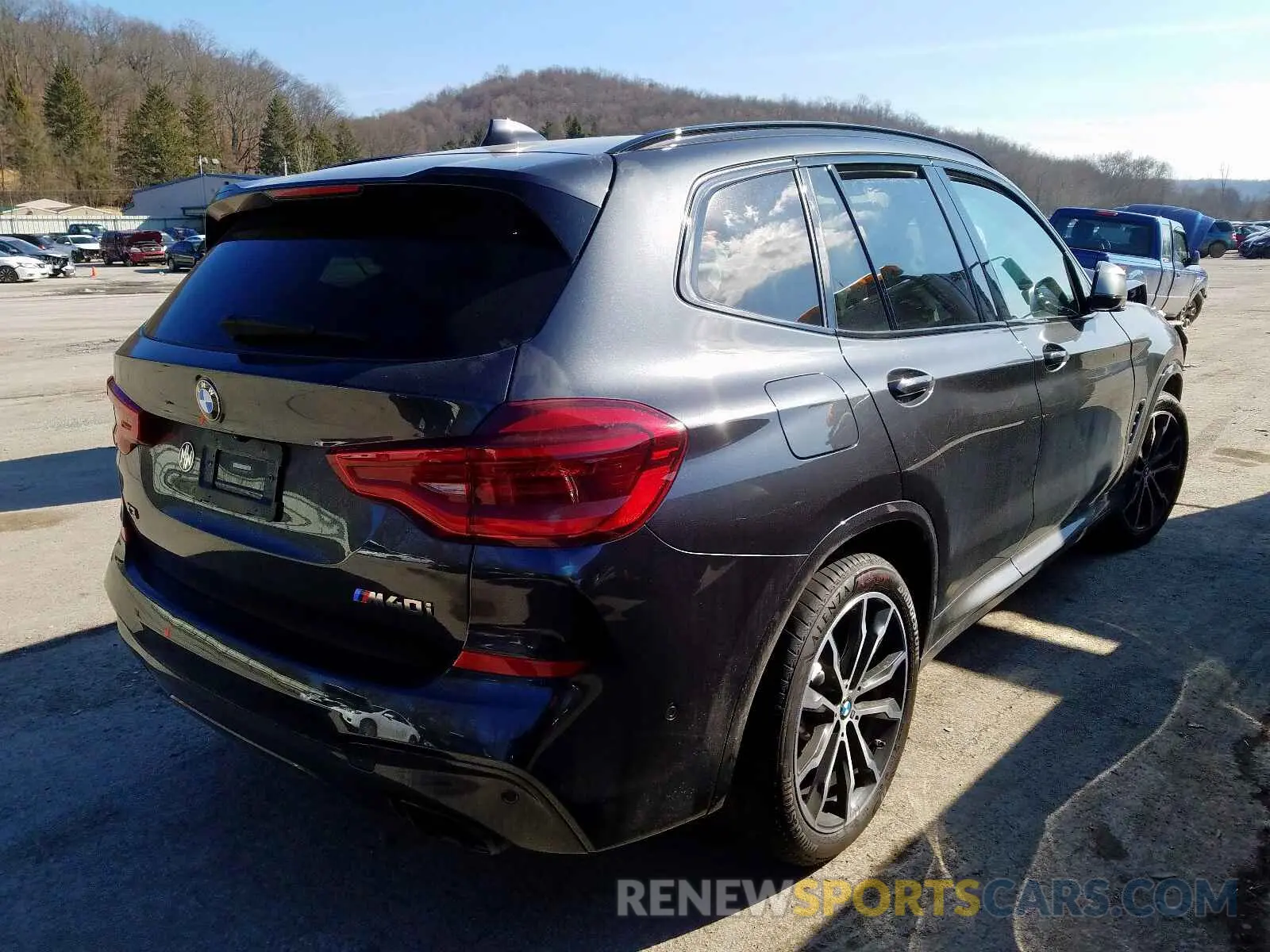 4 fotografías del automóvil dañado 5UXTY9C0XL9B14479 BMW X3 2020