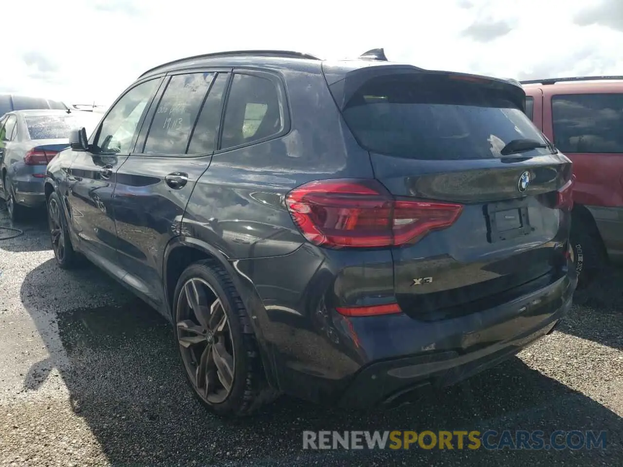 3 fotografías del automóvil dañado 5UXTY9C0XL9C36288 BMW X3 2020