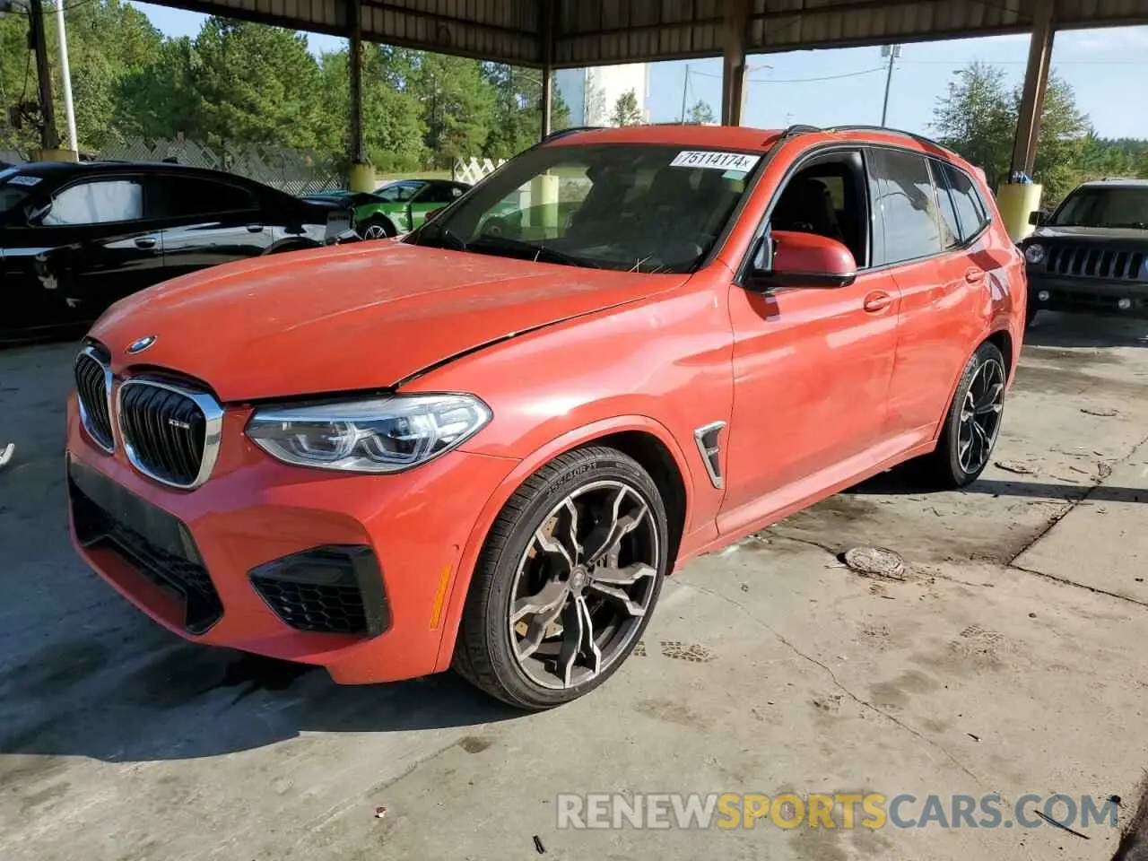 1 fotografías del automóvil dañado 5YMTS0C04LLT10617 BMW X3 2020