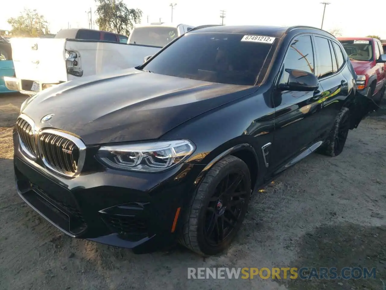 1 fotografías del automóvil dañado 5YMTS0C07LLT09980 BMW X3 2020