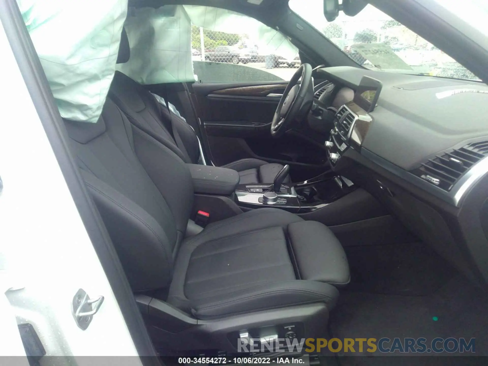 5 fotografías del automóvil dañado 5UXTS1C00M9D75415 BMW X3 2021