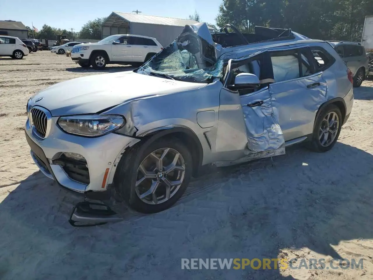 1 fotografías del automóvil dañado 5UXTS1C00M9E14570 BMW X3 2021