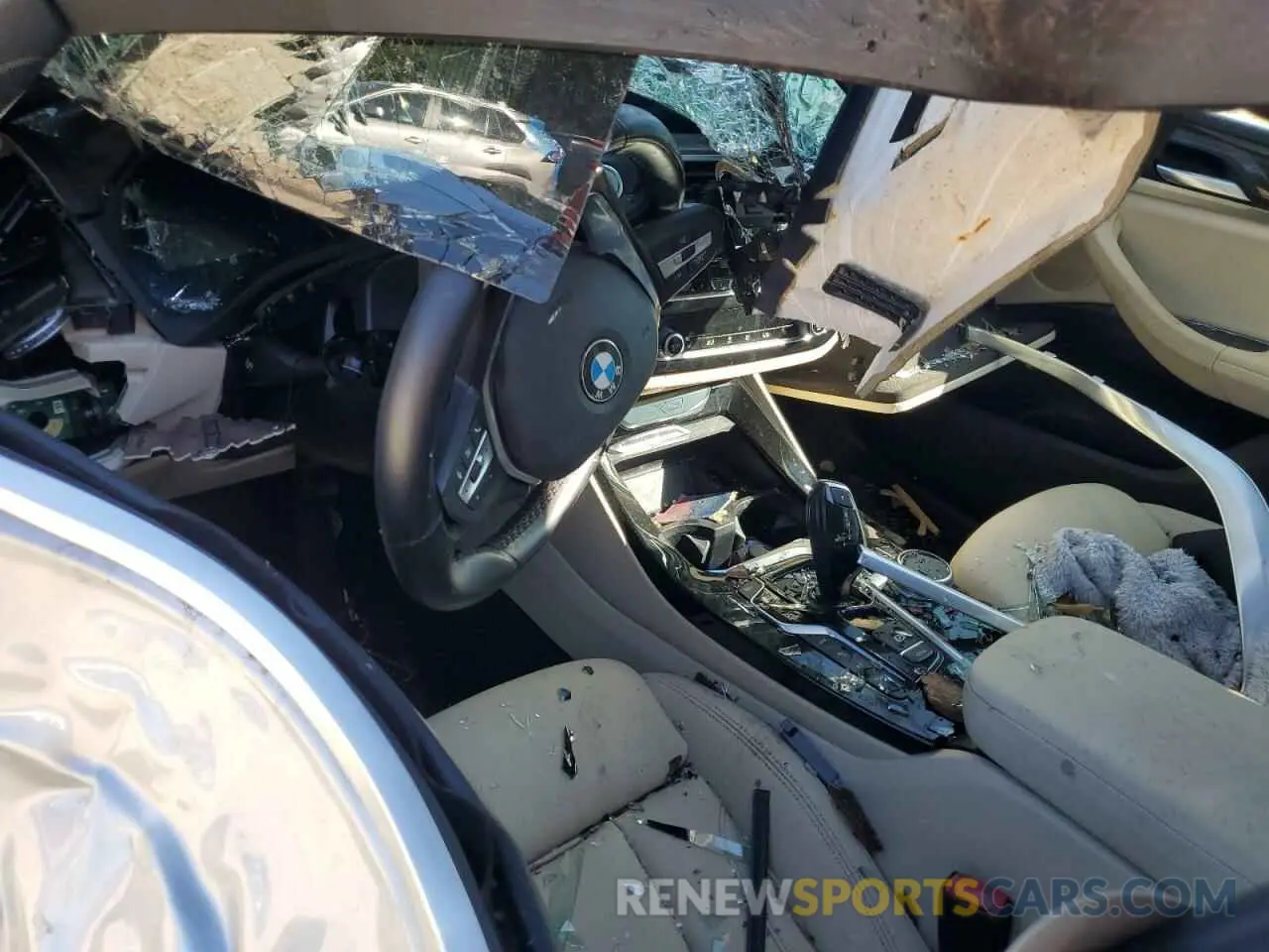 8 fotografías del automóvil dañado 5UXTS1C00M9E14570 BMW X3 2021
