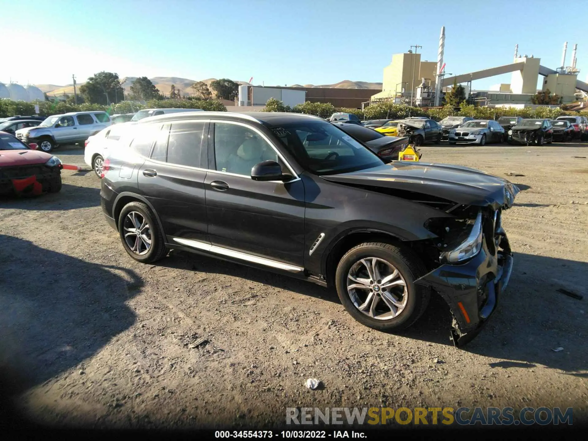 1 fotografías del automóvil dañado 5UXTS1C01M9F37083 BMW X3 2021