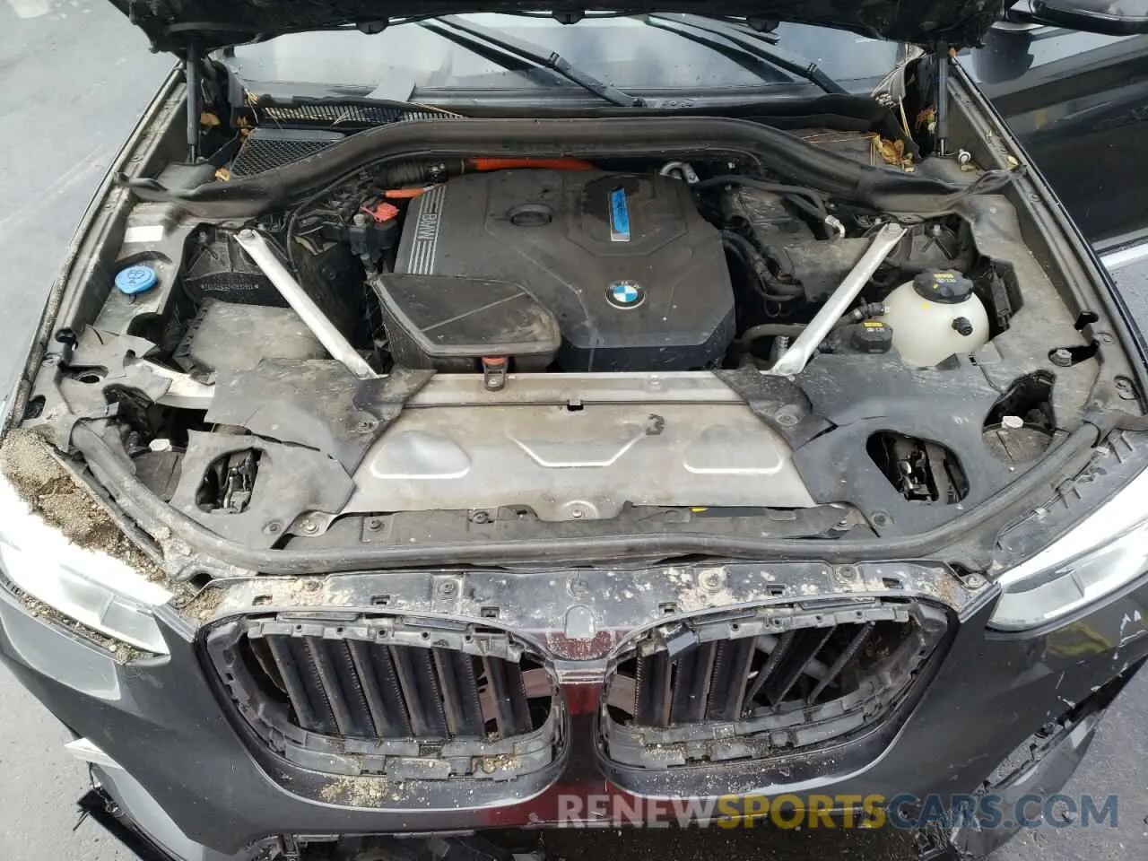 12 fotografías del automóvil dañado 5UXTS1C02M9E37624 BMW X3 2021