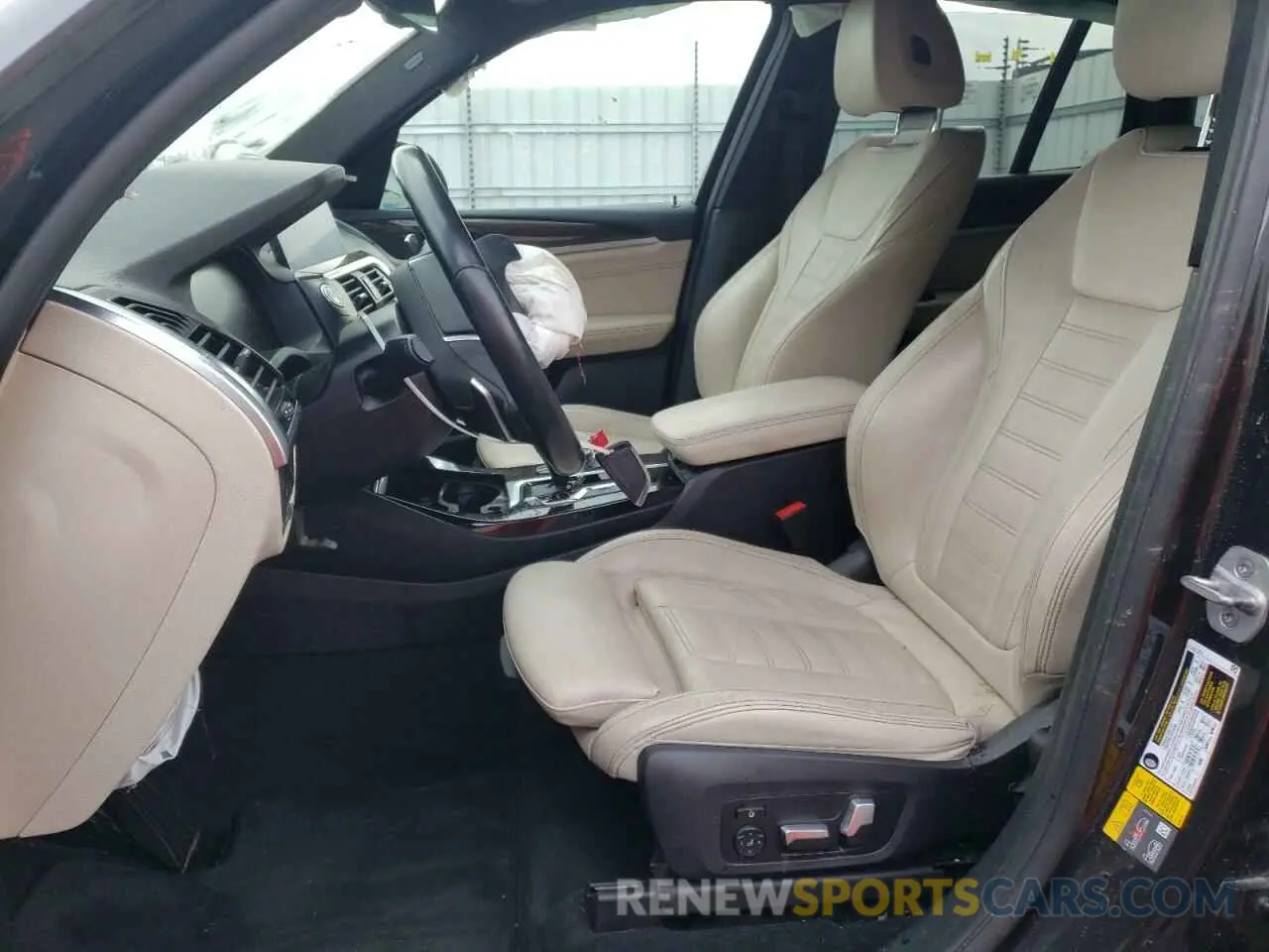 7 fotografías del automóvil dañado 5UXTS1C02M9E37624 BMW X3 2021