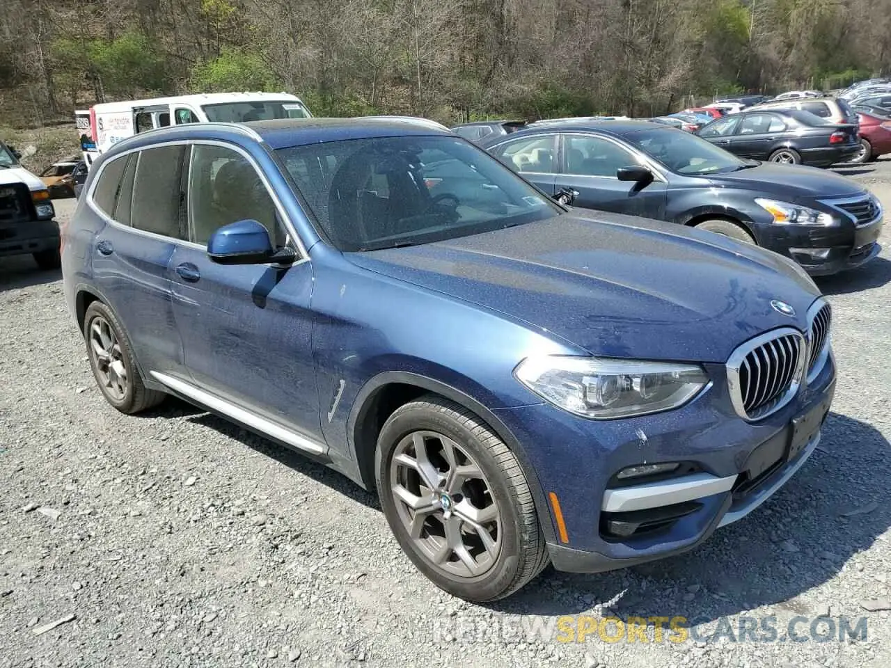 4 fotografías del automóvil dañado 5UXTS1C03M9E02168 BMW X3 2021