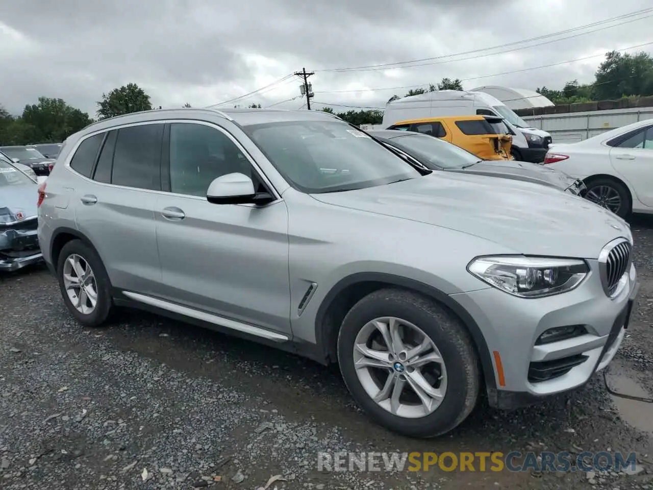 4 fotografías del automóvil dañado 5UXTS1C04M9F18205 BMW X3 2021
