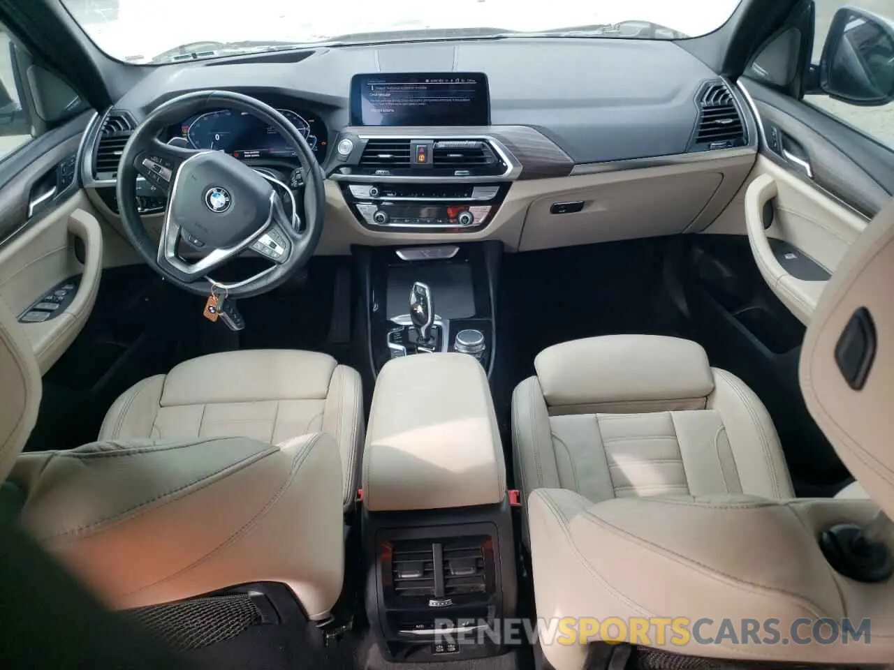 8 fotografías del automóvil dañado 5UXTS1C05M9F00618 BMW X3 2021