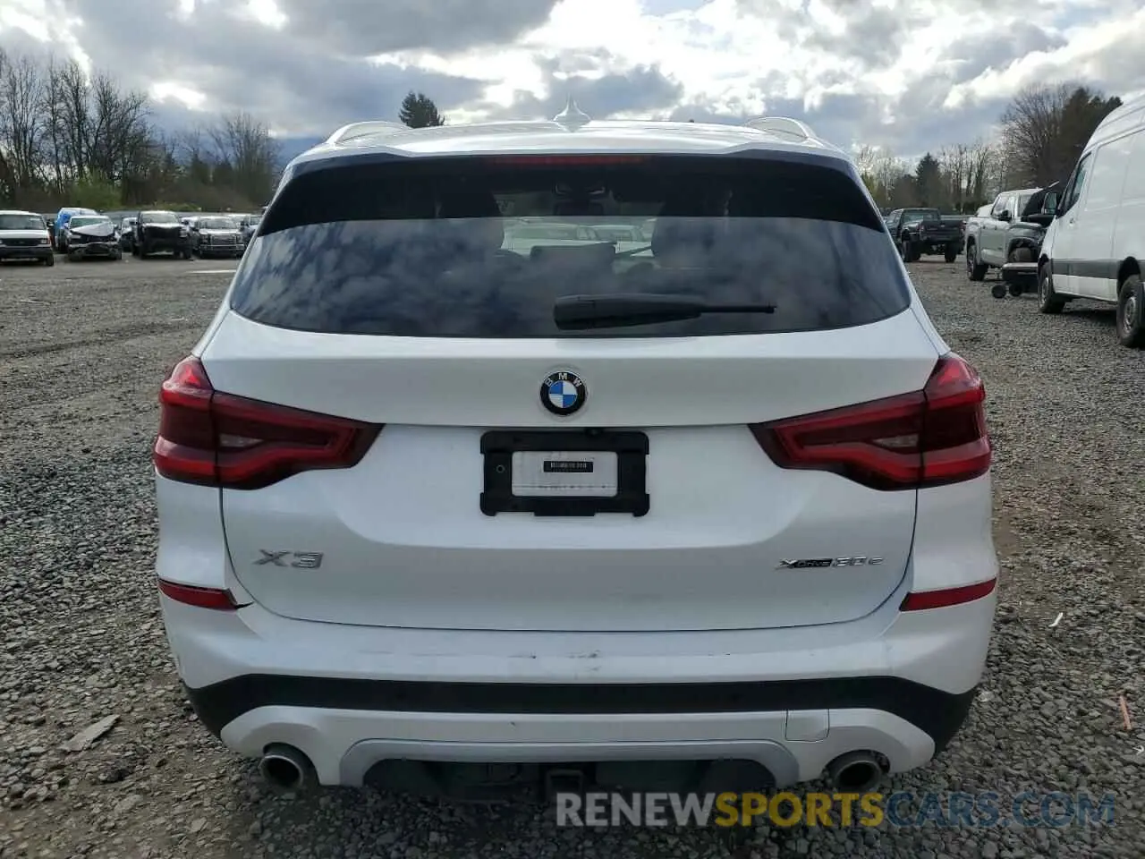 6 fotografías del automóvil dañado 5UXTS1C05M9G91134 BMW X3 2021