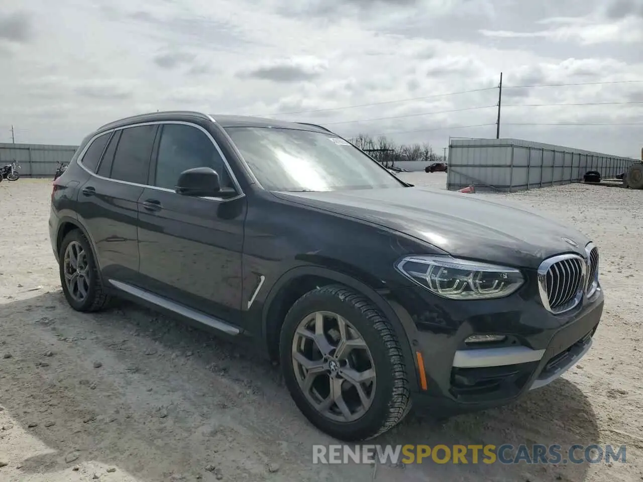 4 fotografías del automóvil dañado 5UXTS1C07M9G09534 BMW X3 2021