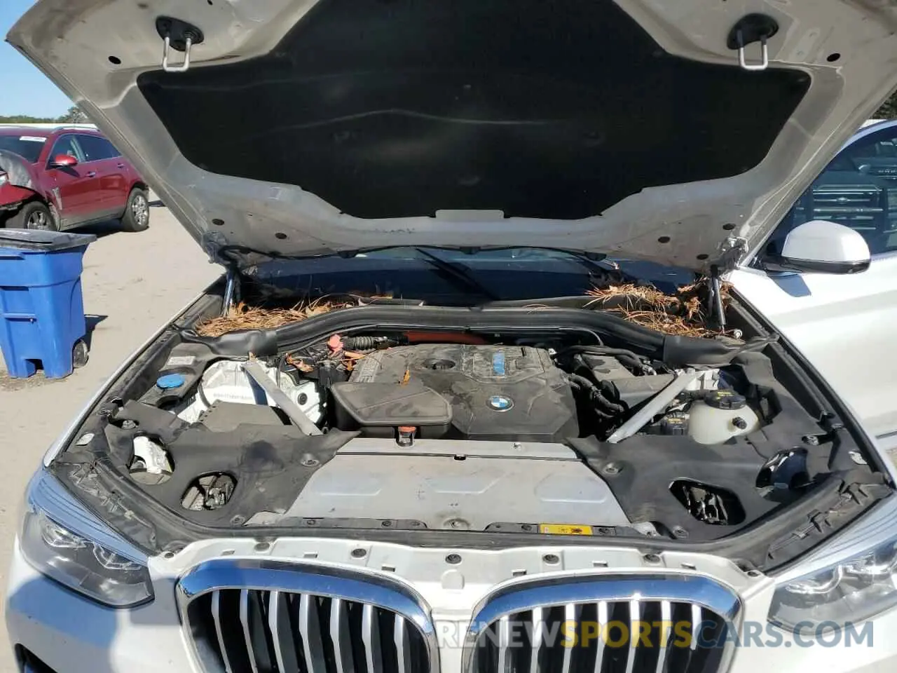 12 fotografías del automóvil dañado 5UXTS1C08M9F70355 BMW X3 2021