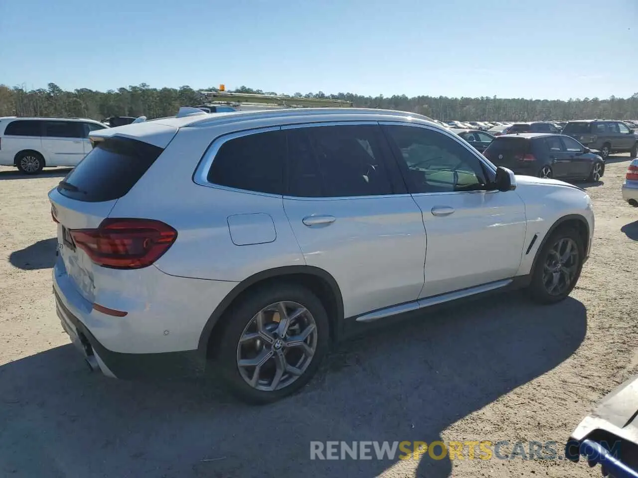 3 fotografías del automóvil dañado 5UXTS1C08M9F70355 BMW X3 2021