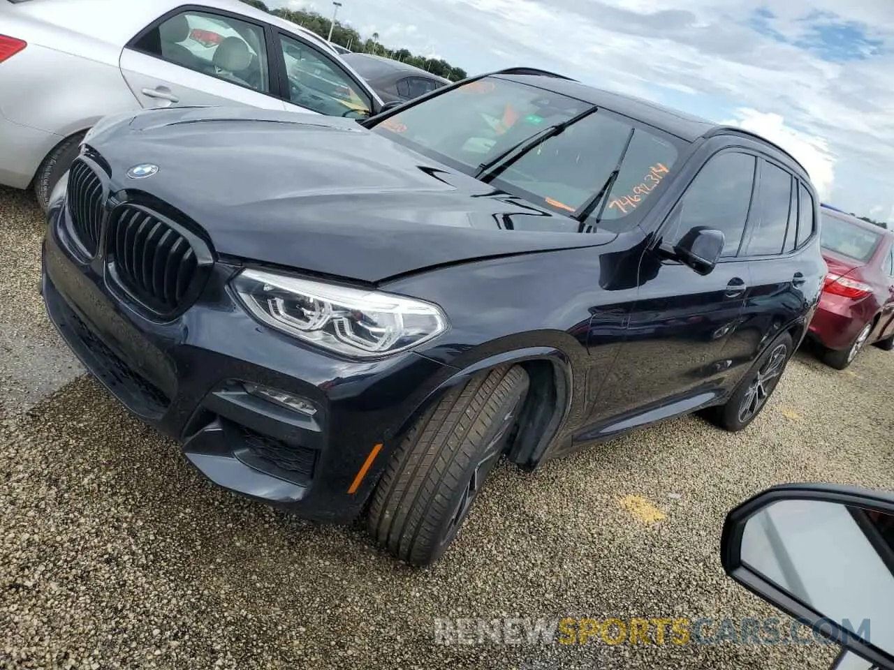 1 fotografías del automóvil dañado 5UXTS1C08M9H72824 BMW X3 2021
