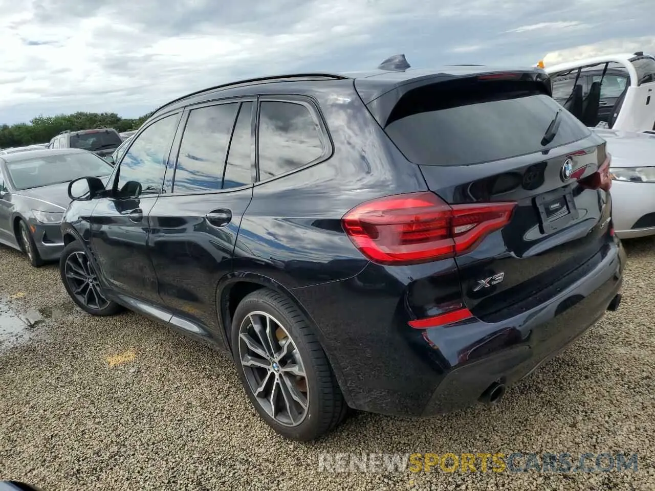 2 fotografías del automóvil dañado 5UXTS1C08M9H72824 BMW X3 2021