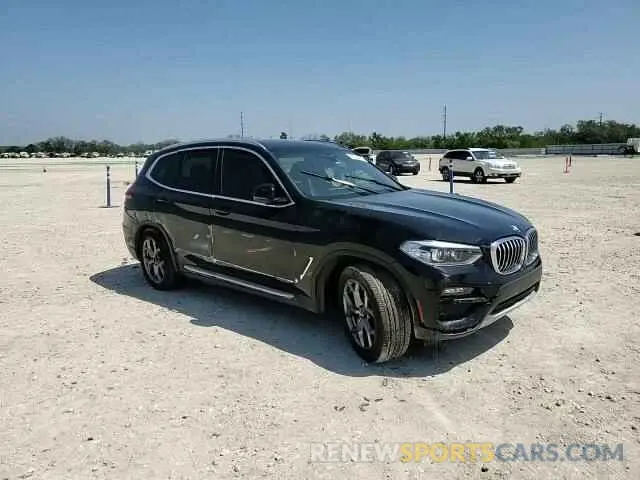 12 fotografías del automóvil dañado 5UXTS1C09M9D71315 BMW X3 2021