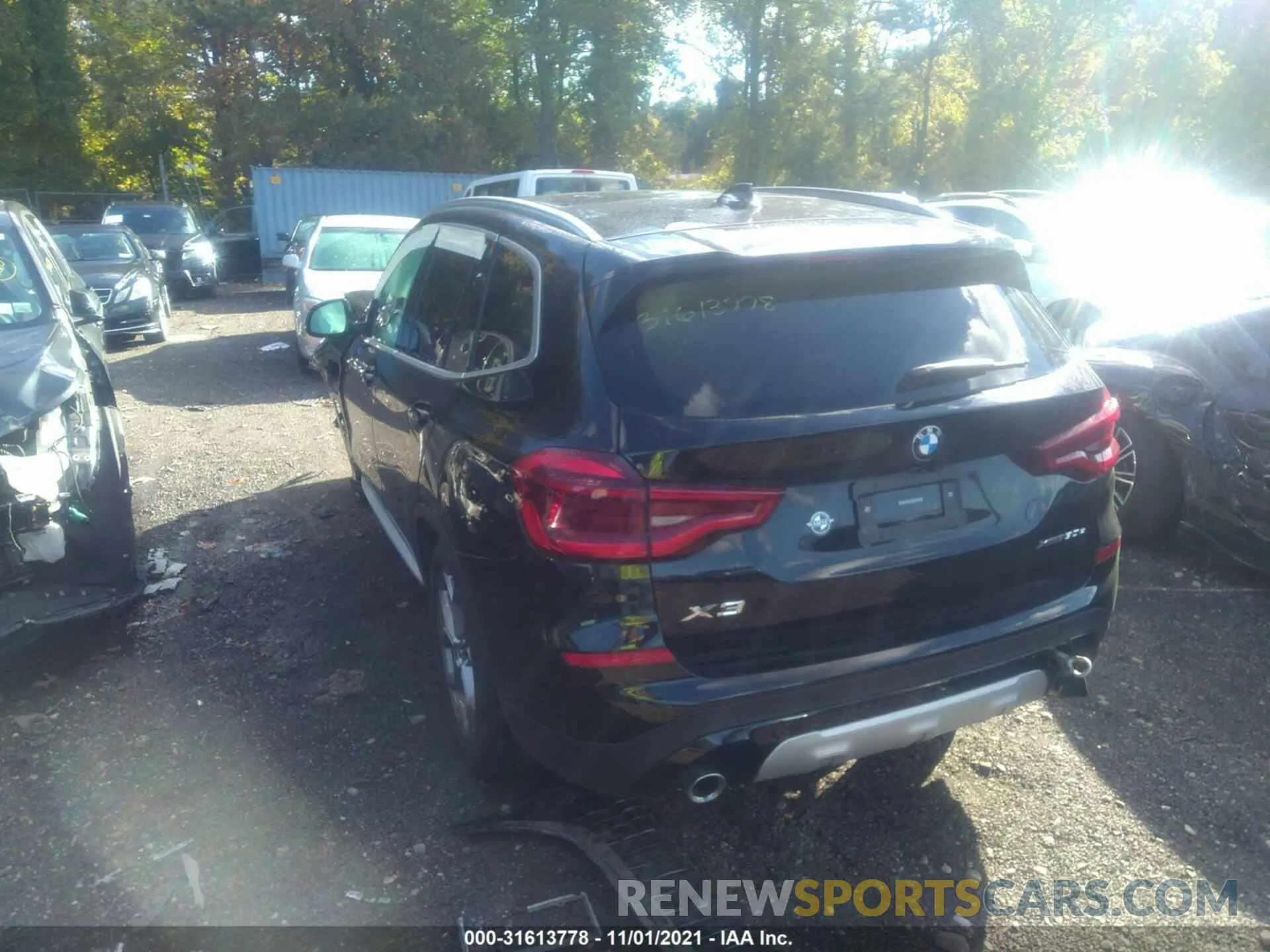 3 fotografías del automóvil dañado 5UXTS1C09M9F20113 BMW X3 2021