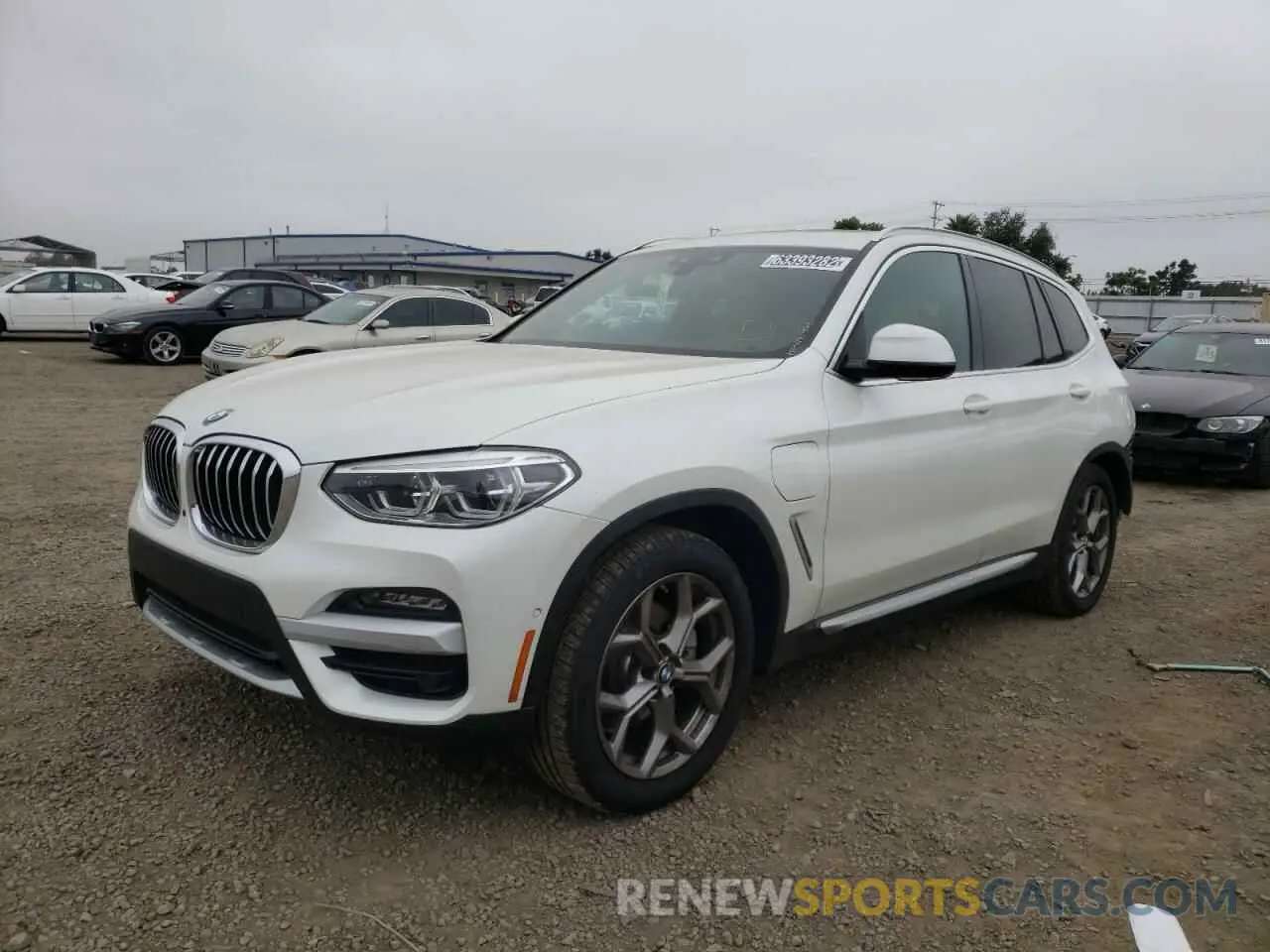 2 fotografías del automóvil dañado 5UXTS1C09M9H17654 BMW X3 2021