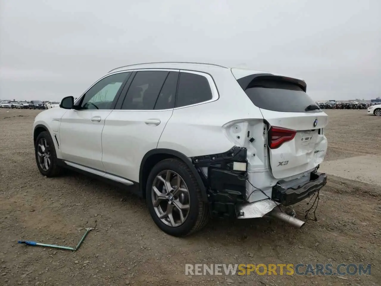 3 fotografías del automóvil dañado 5UXTS1C09M9H17654 BMW X3 2021