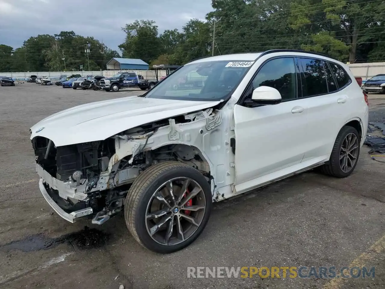 1 fotografías del automóvil dañado 5UXTY3C00M9F53978 BMW X3 2021