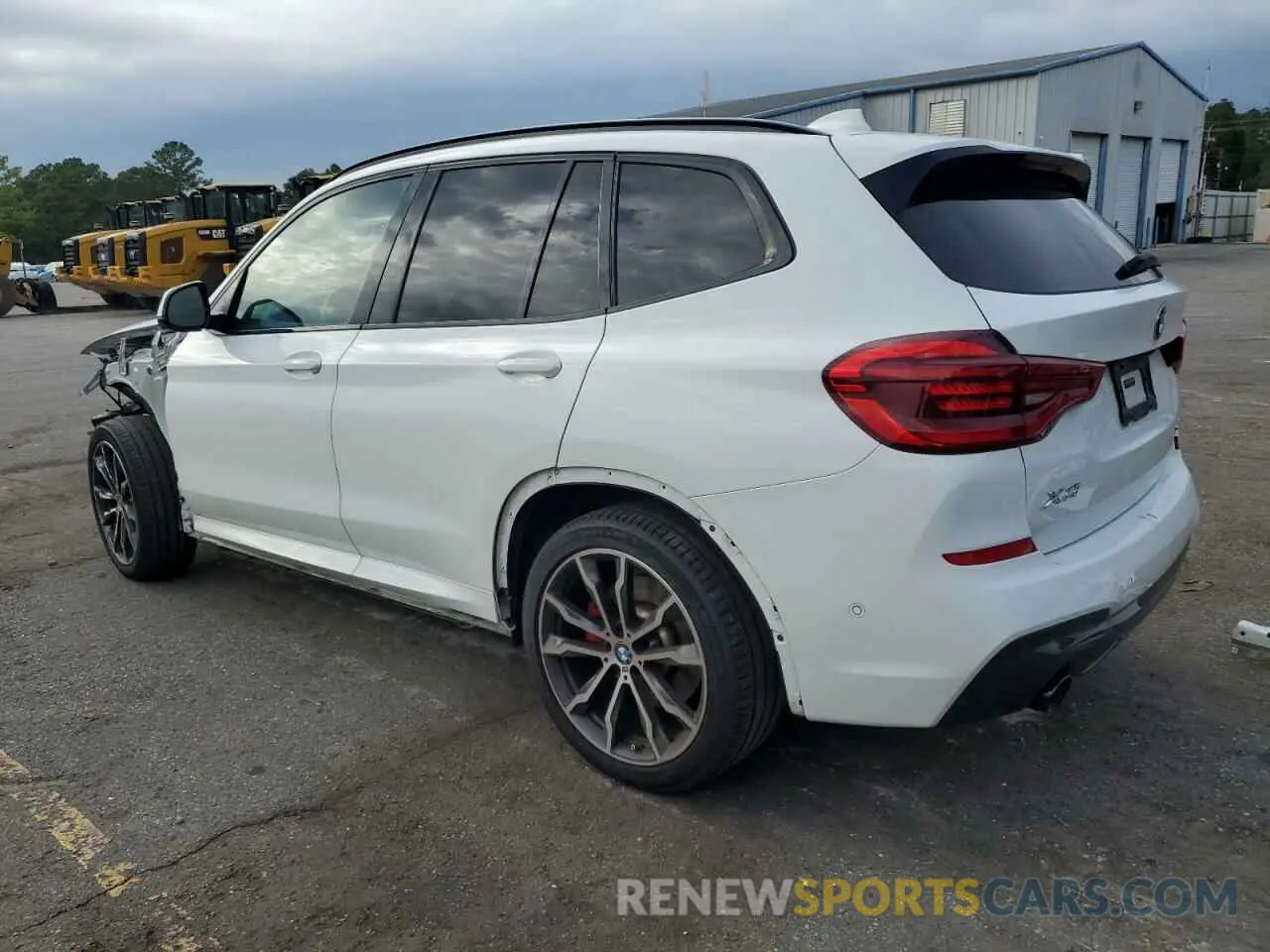2 fotografías del automóvil dañado 5UXTY3C00M9F53978 BMW X3 2021